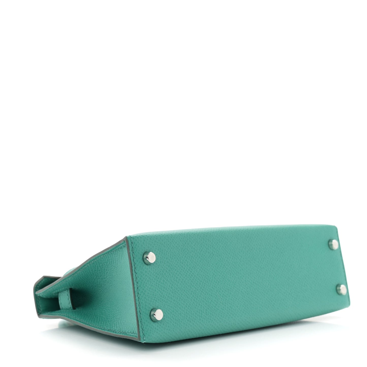 Epsom Mini Kelly Sellier 20 Vert Jade Bleu Paradis Bleu Saphir