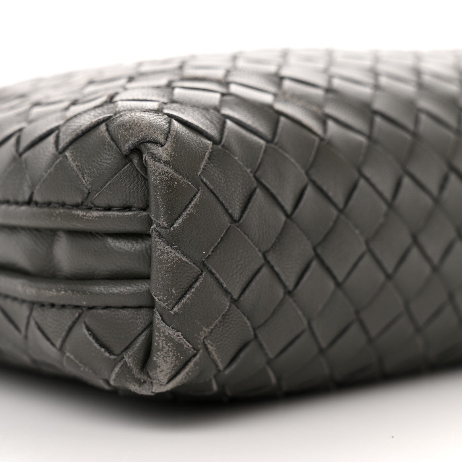 Bottega Veneta Nappa Intrecciato Nodini Crossbody Messenger New Light Grey 9 of 16