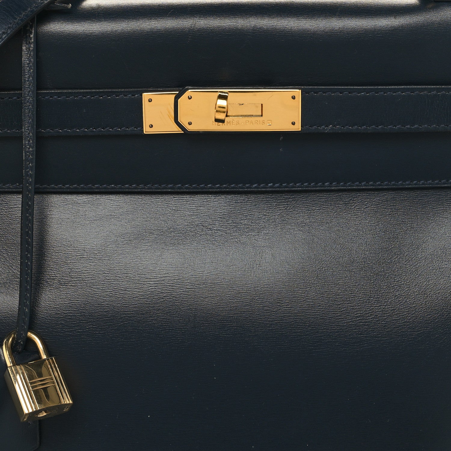 Hermes Box Kelly Retourne 32 Indigo 8 of 15