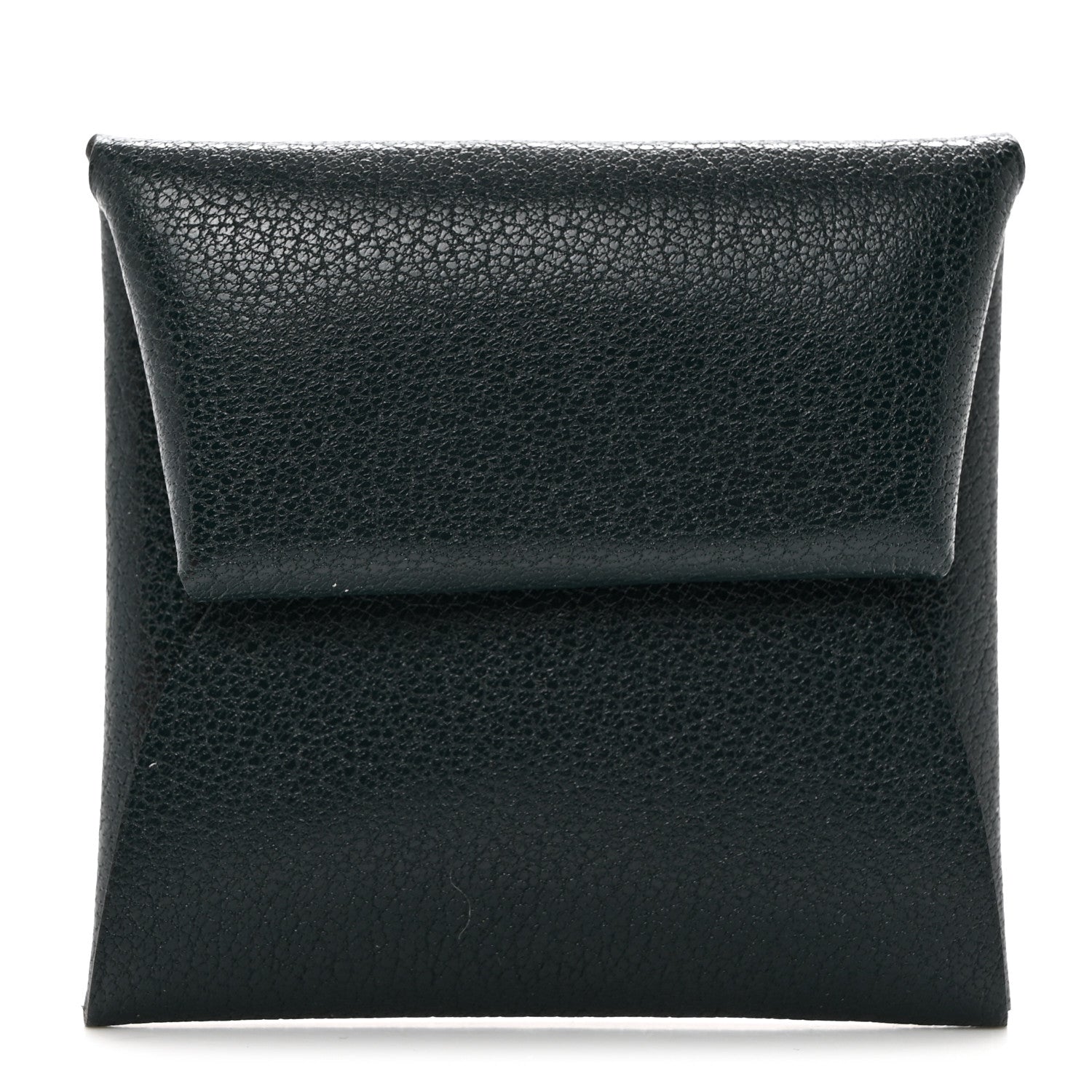 Hermes Chevre Mysore Bastia Coin Purse Vert Cypress 1 of 8