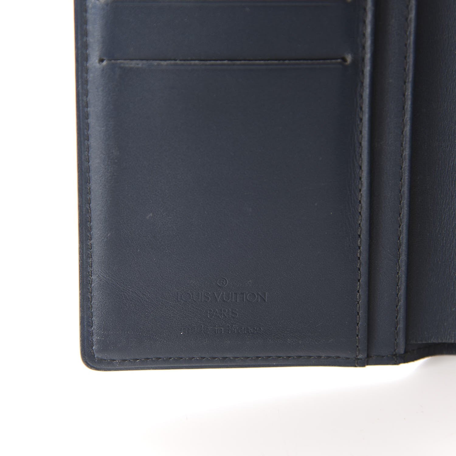 Louis Vuitton Mat Monogram French Purse Wallet Blue 7 of 8