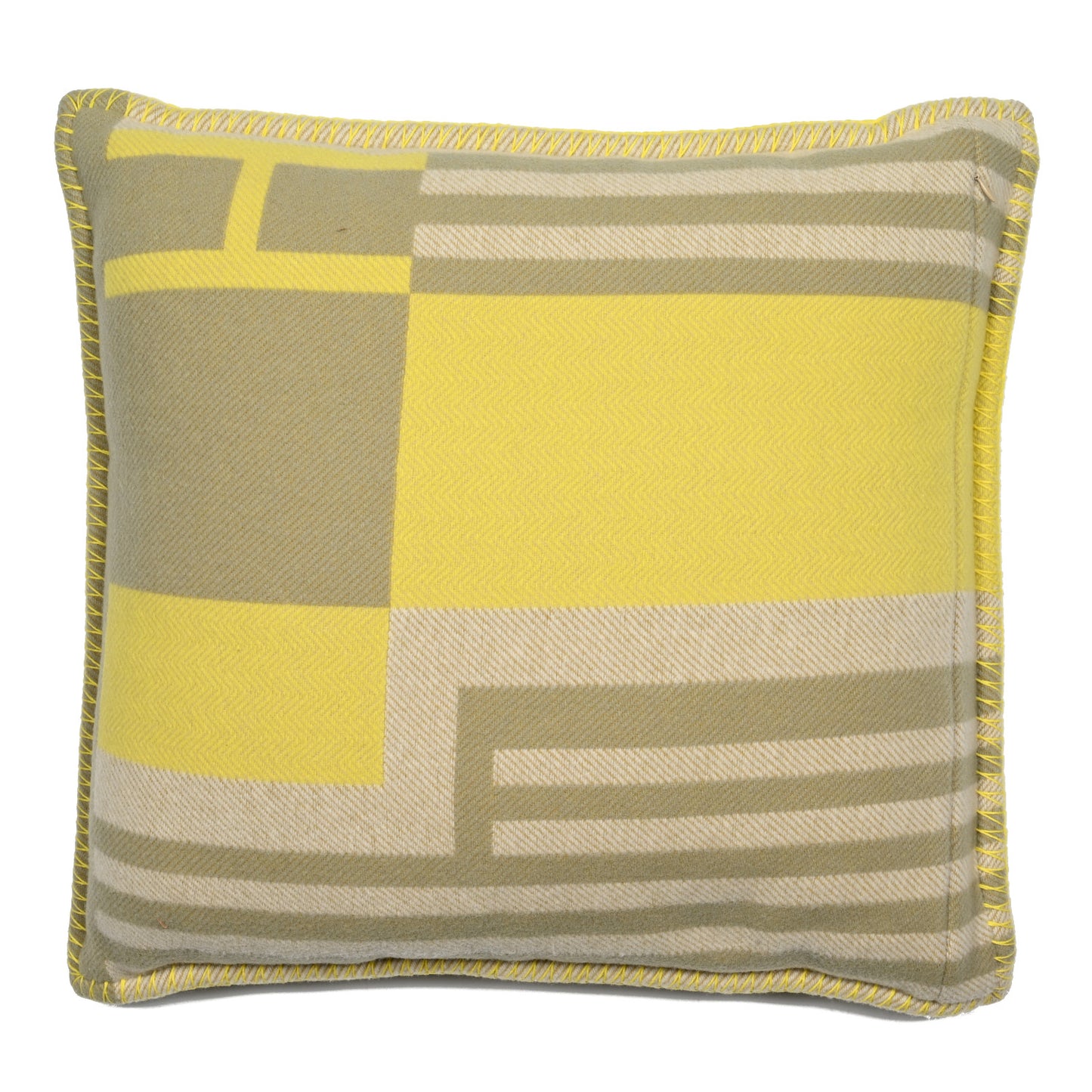 Wool Cashmere Ithaque Pillow Tilleul Lime