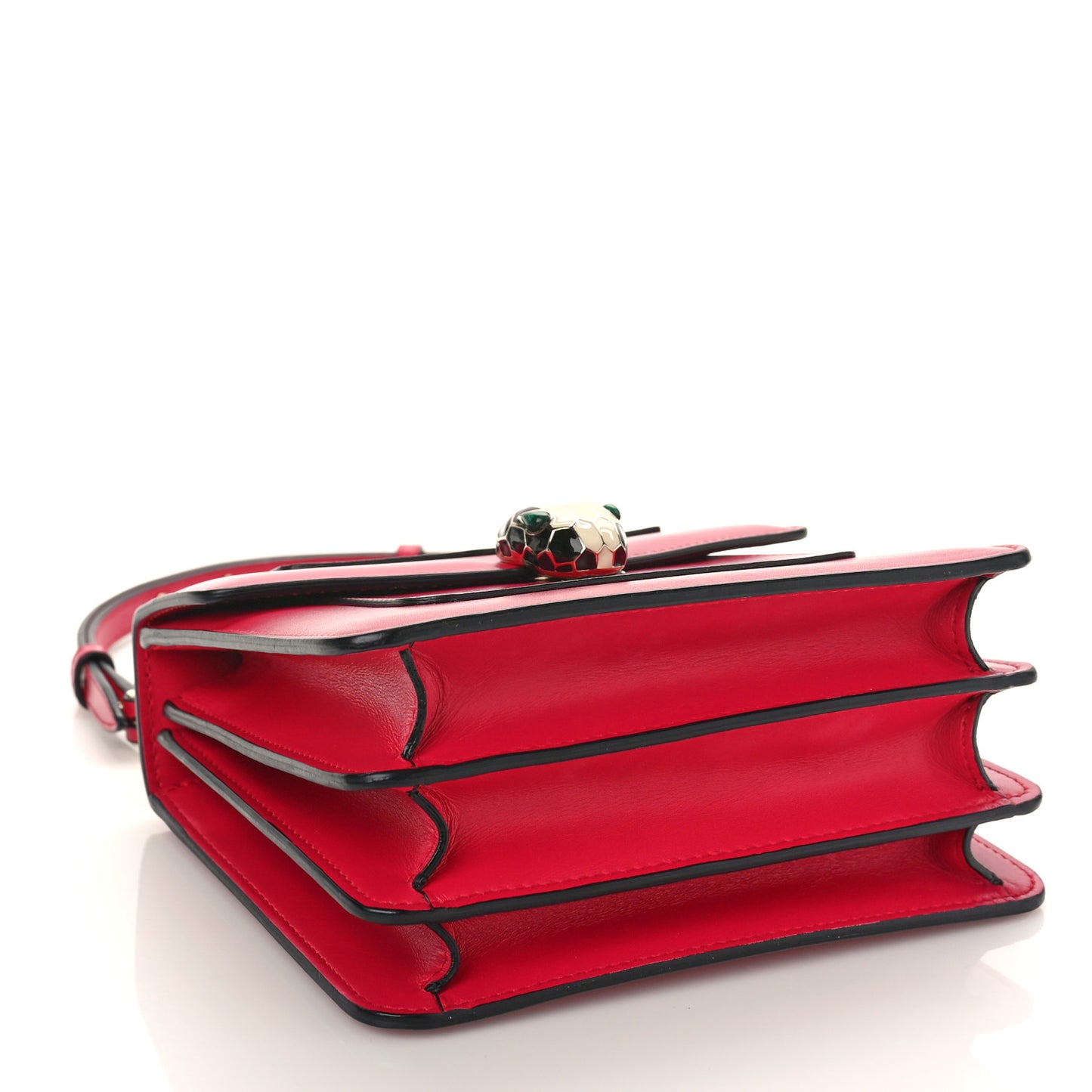 Calfskin Serpenti Forever Top Handle Pink
