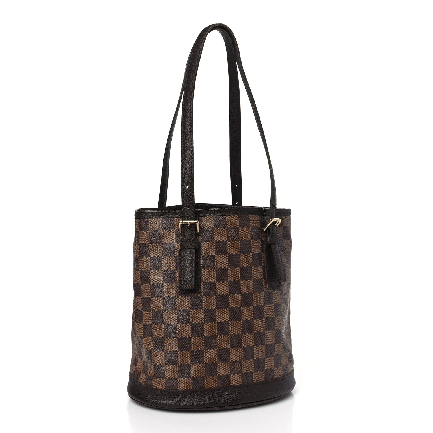 Louis Vuitton LOUIS VUITTON Damier Ebene Marais Bucket 23 3 of 10