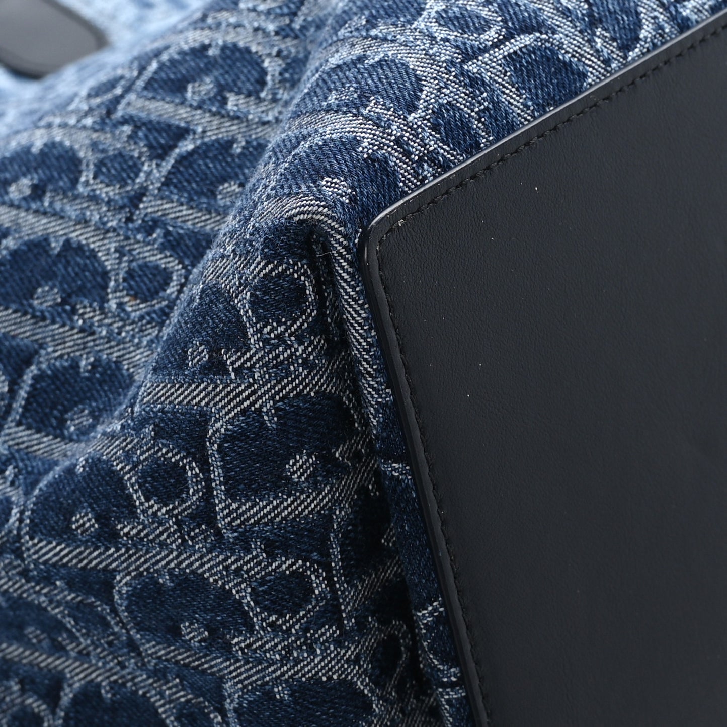 DIOR Denim Jacquard Oblique Large Toujours Blue