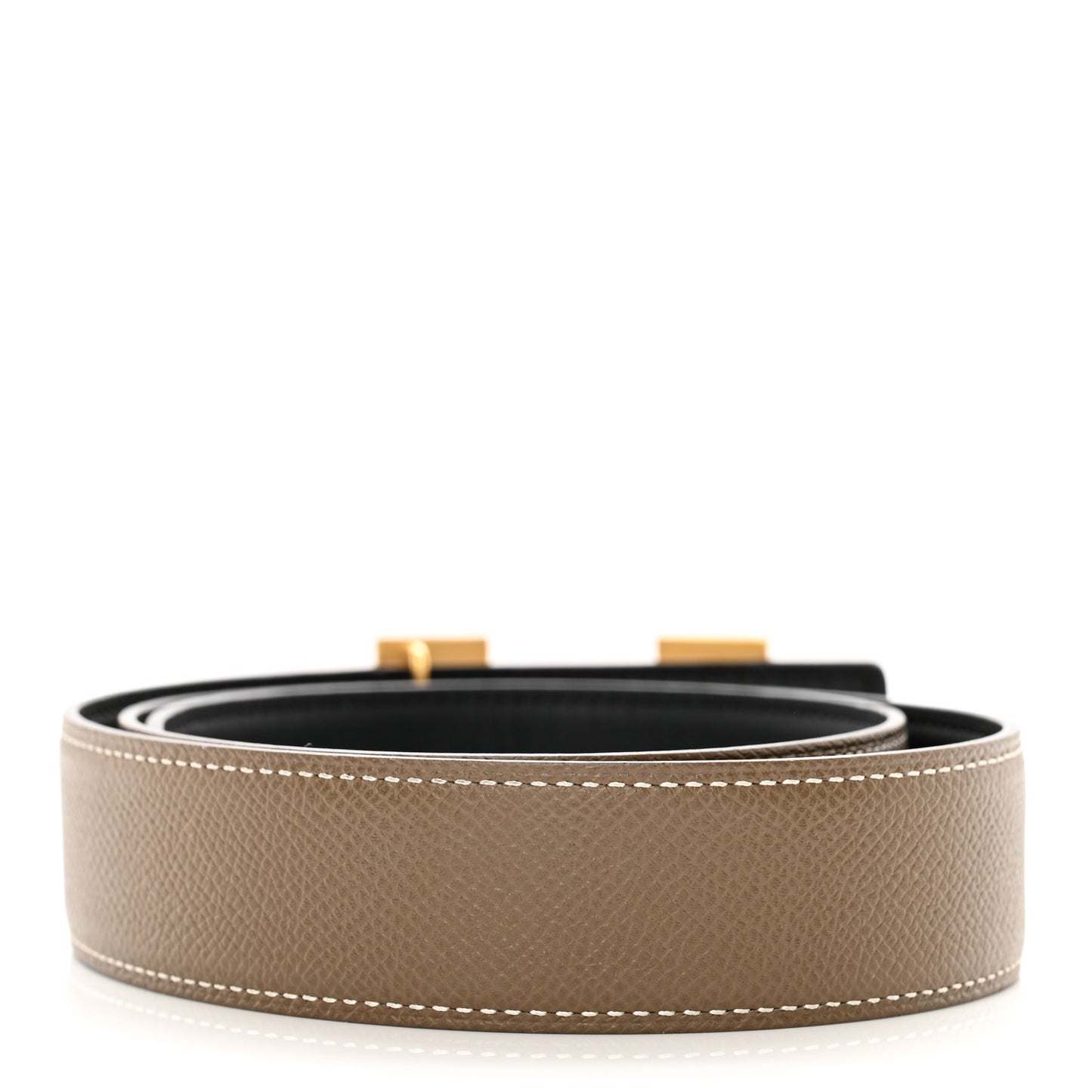 Swift Epsom 24mm Mini Constance H Belt 75 30 Black Etoupe