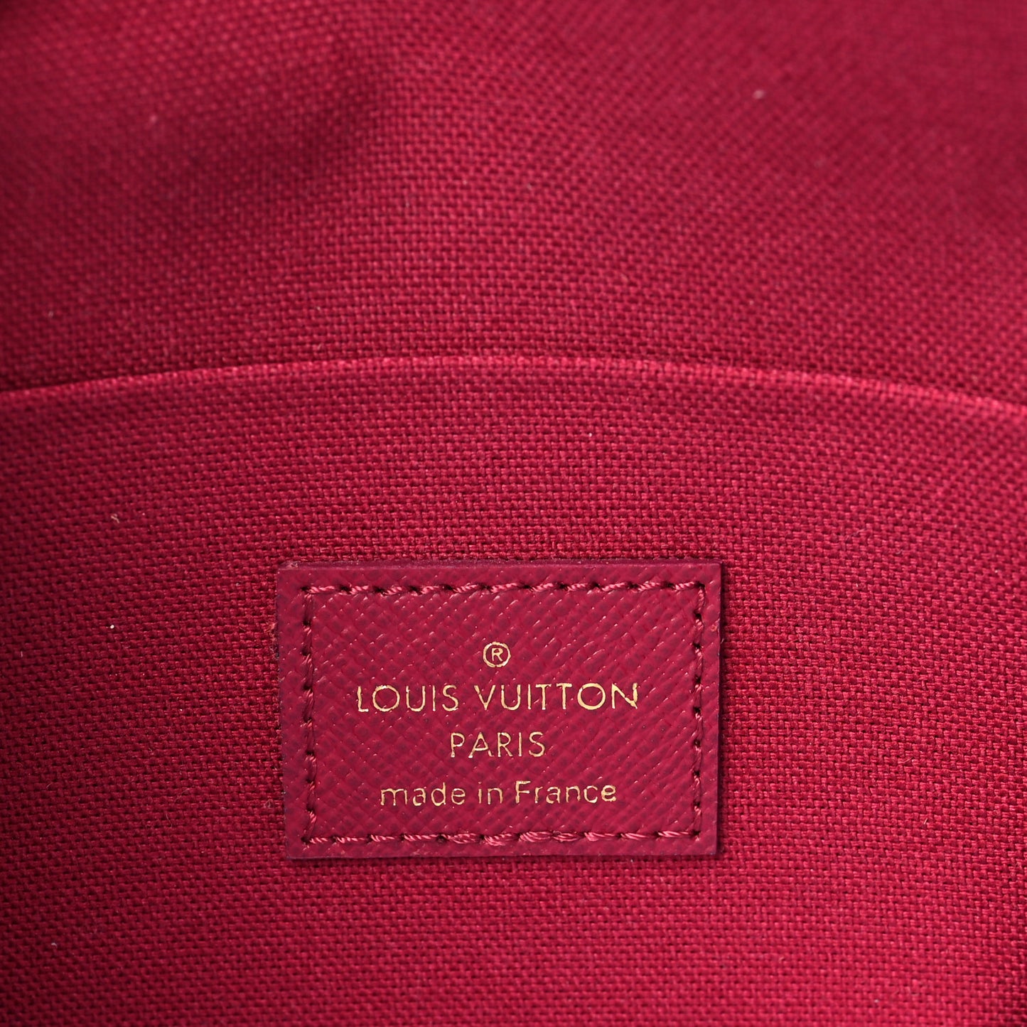 Monogram Pochette Felicie Chain Wallet Fuchsia
