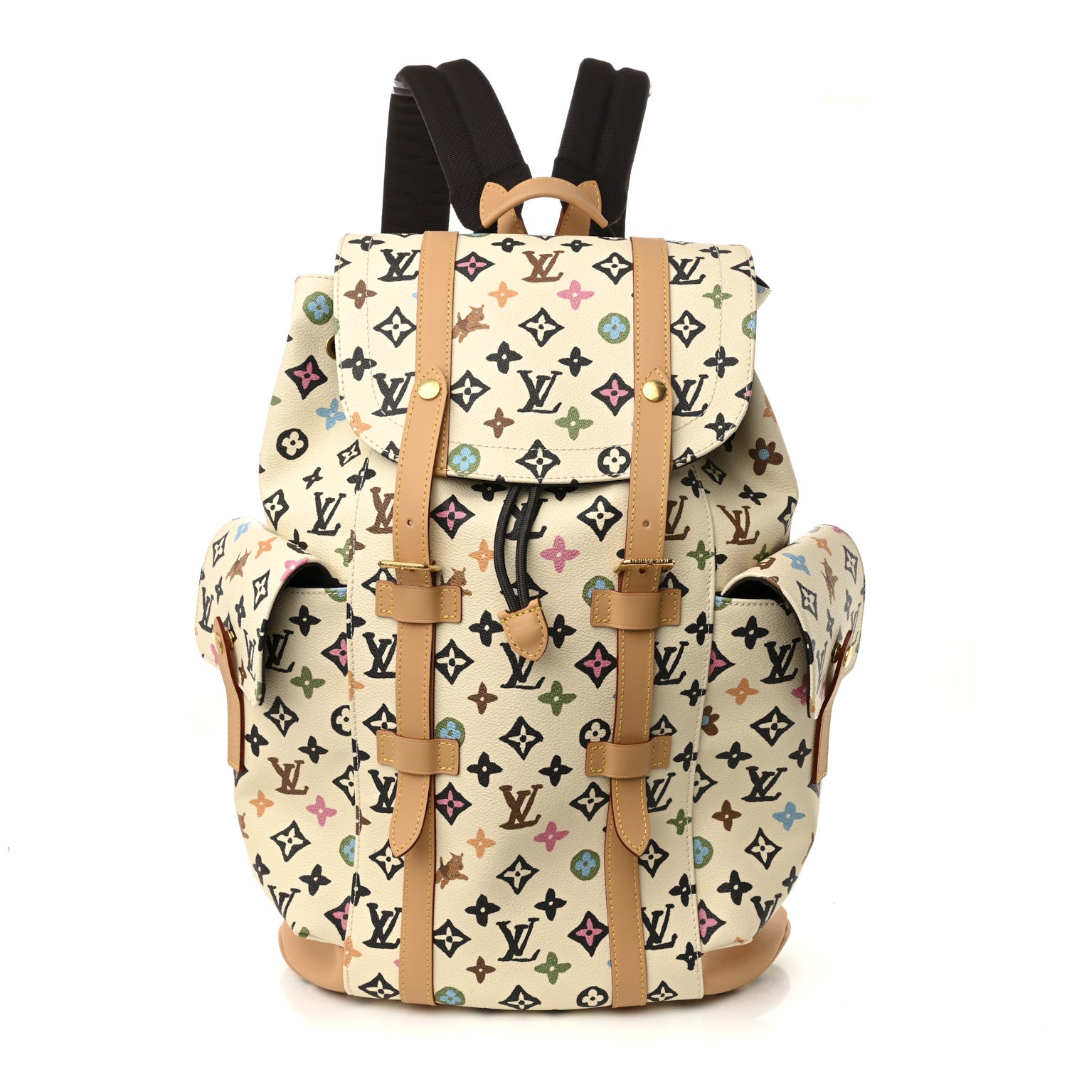 louis vuitton backpack rainbow Louis Vuitton X TYLER THE CREATOR Monogram Craggy Christopher MM Backpack  Vanilla 1761153 – FASHIONPHILE