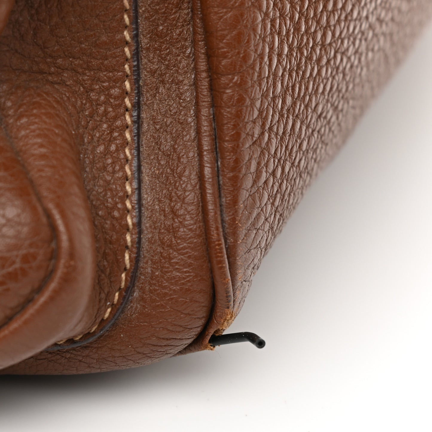 Vitello Daino Shoulder Bag Bruciato