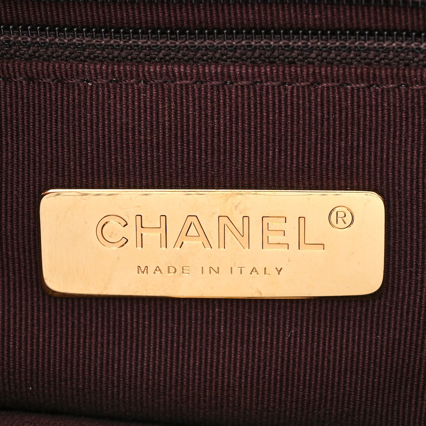 Lambskin Quilted Large Chanel 19 Flap Dark Brown