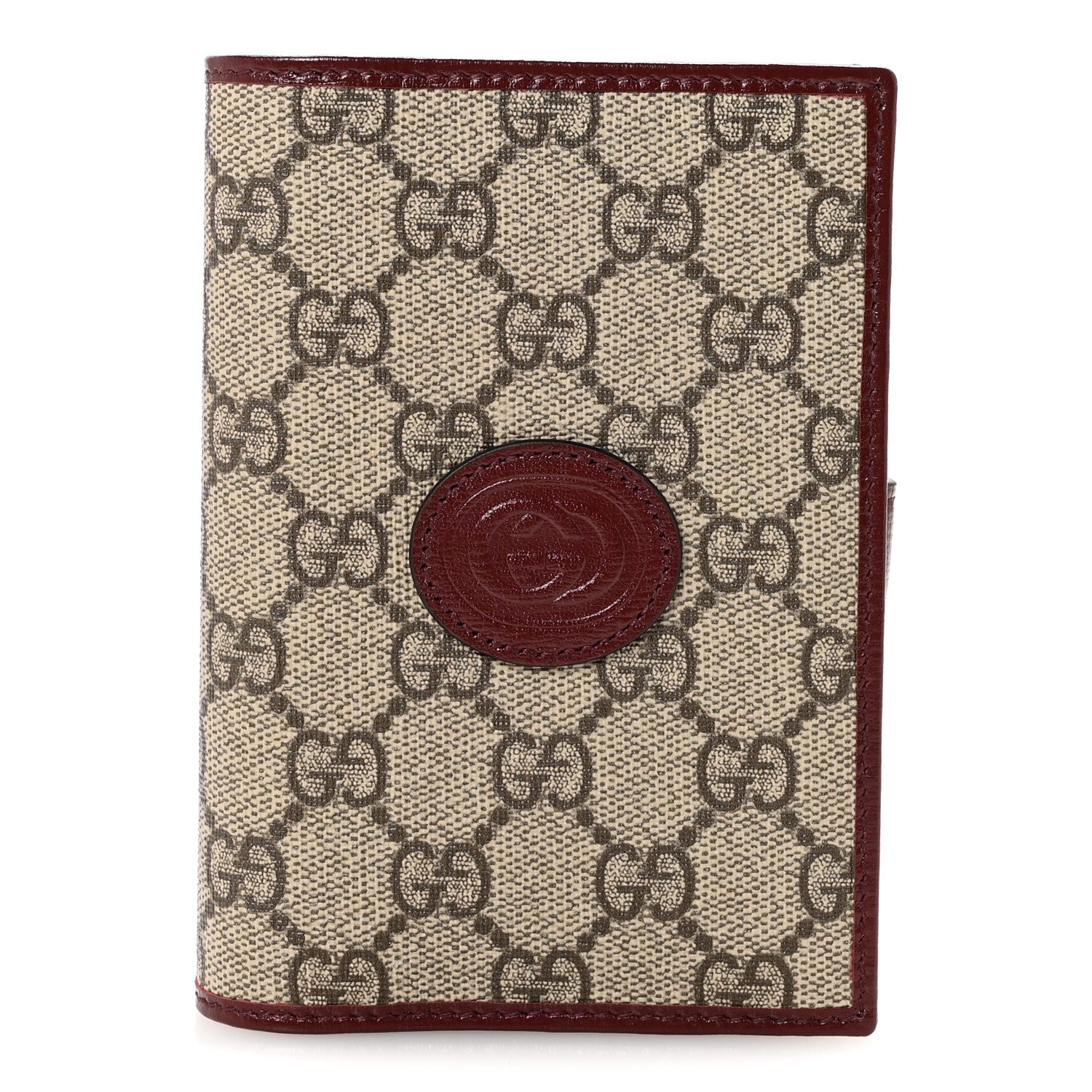 Gucci GG Supreme Monogram Azalea Calfskin Retro Interlocking G