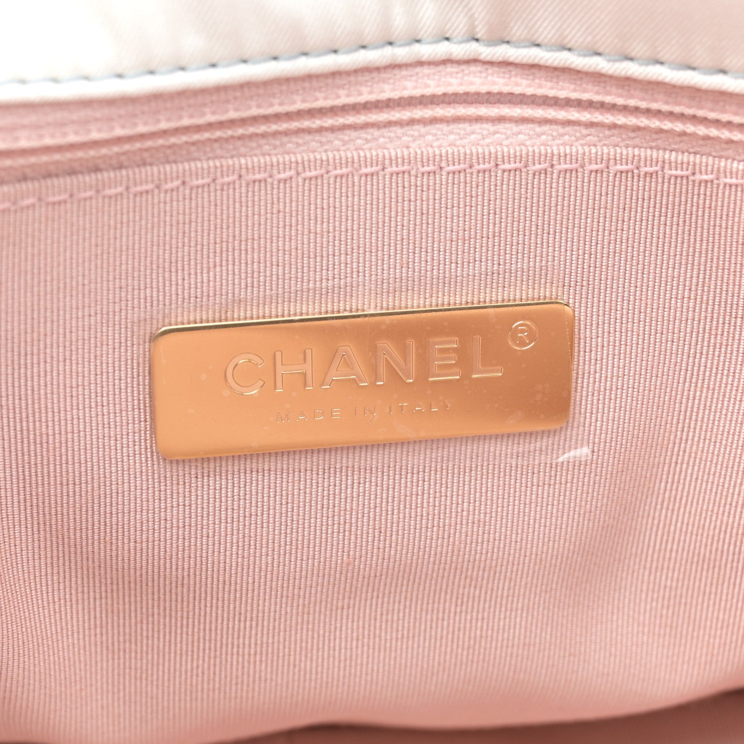 Chanel Silk Maxi Scarf Chanel 19 Flap Black Blue White 6 of 11