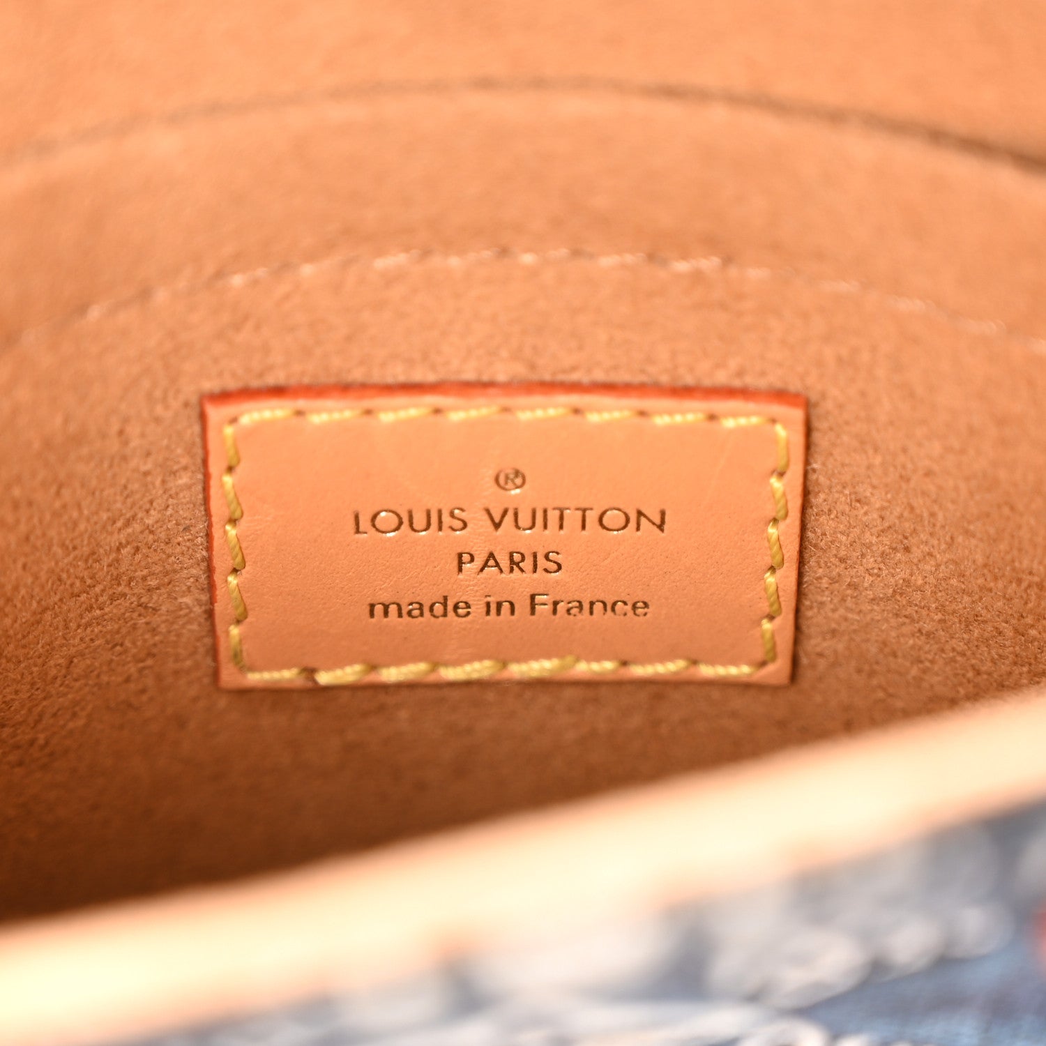 Louis Vuitton Jacquard Since 1854 Petit Sac Plat Blue 6 of 14