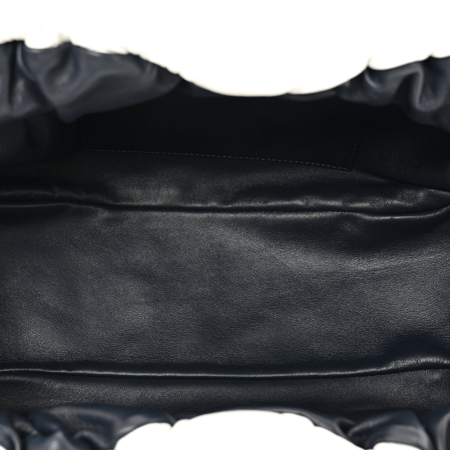 Lambskin Cloud Clutch White