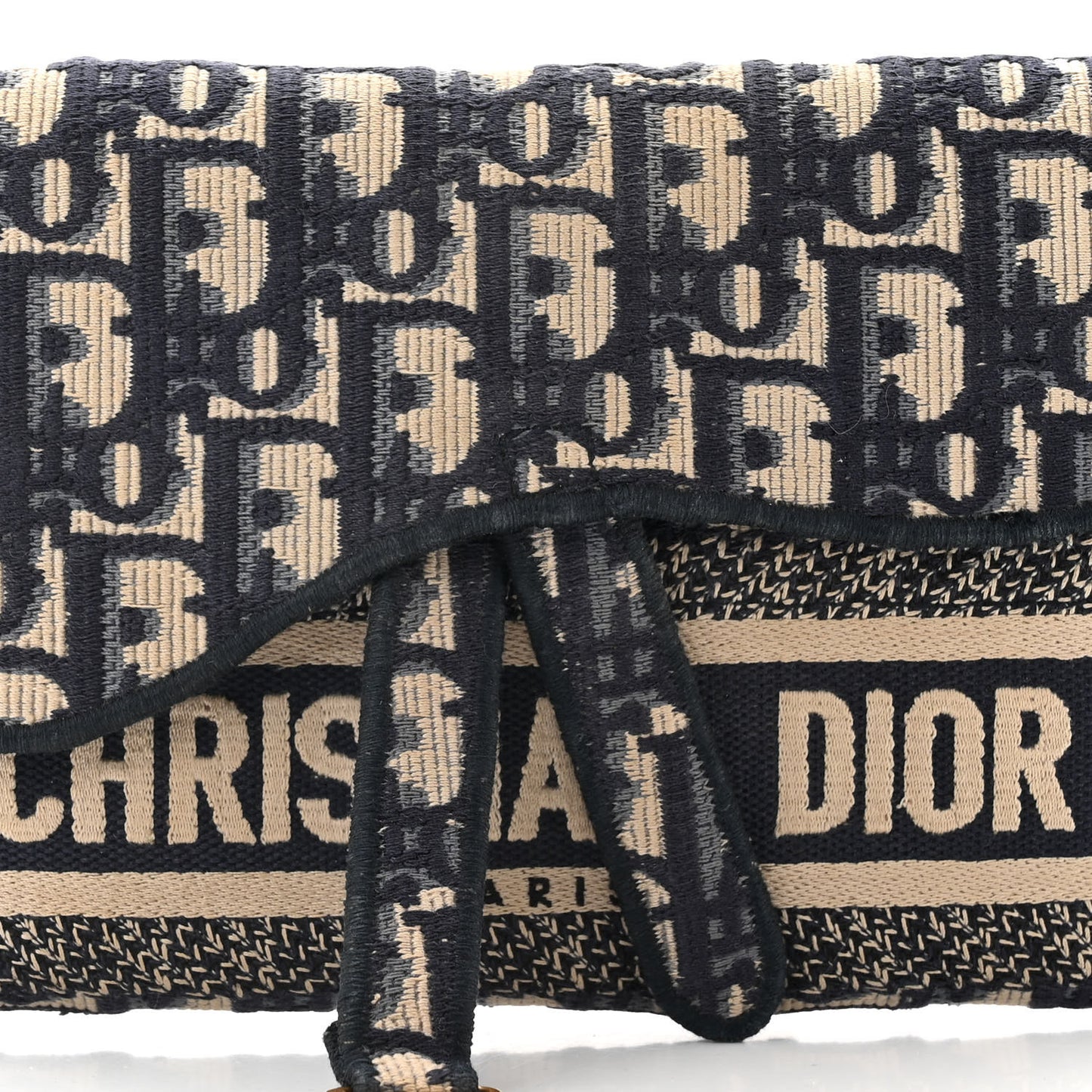 Oblique Slim Saddle Pouch Blue