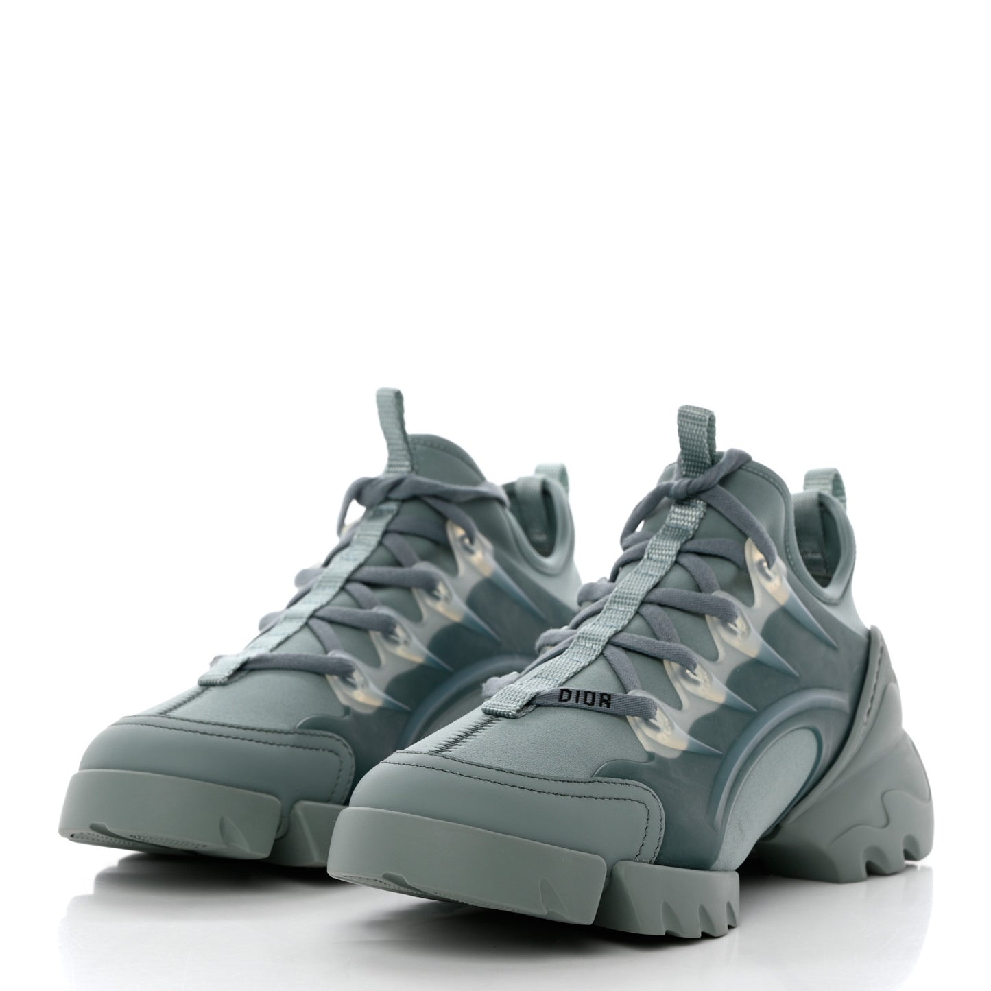 Neoprene Rubber Womens D-Connect Sneakers 36.5 Water Grey