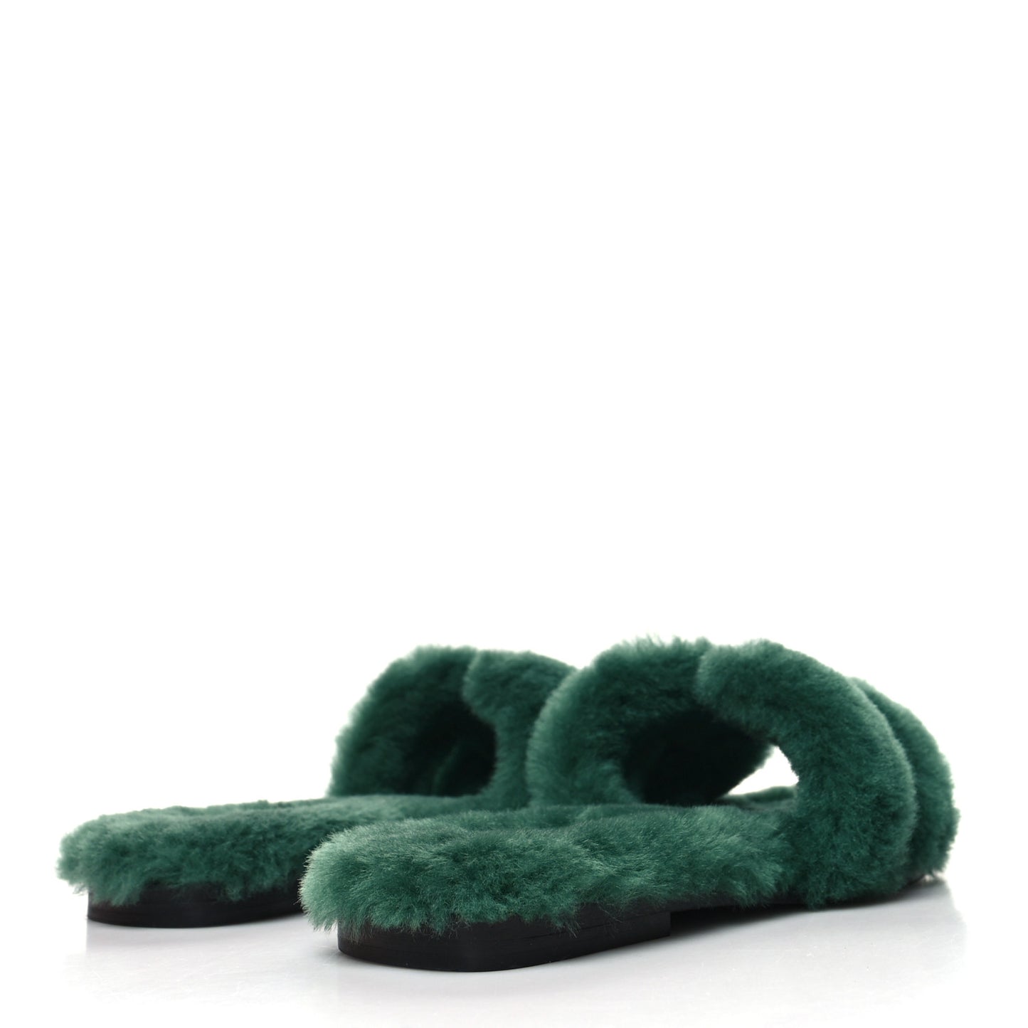 Woolskin Oran Sandals 38 Vert Anglais