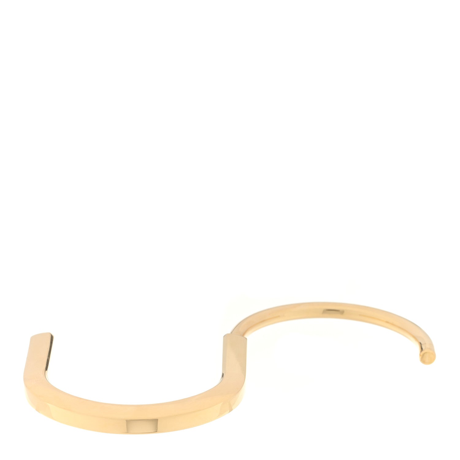 Tiffany 18K Yellow Gold Tiffany Lock Bangle Bracelet 5 of 5