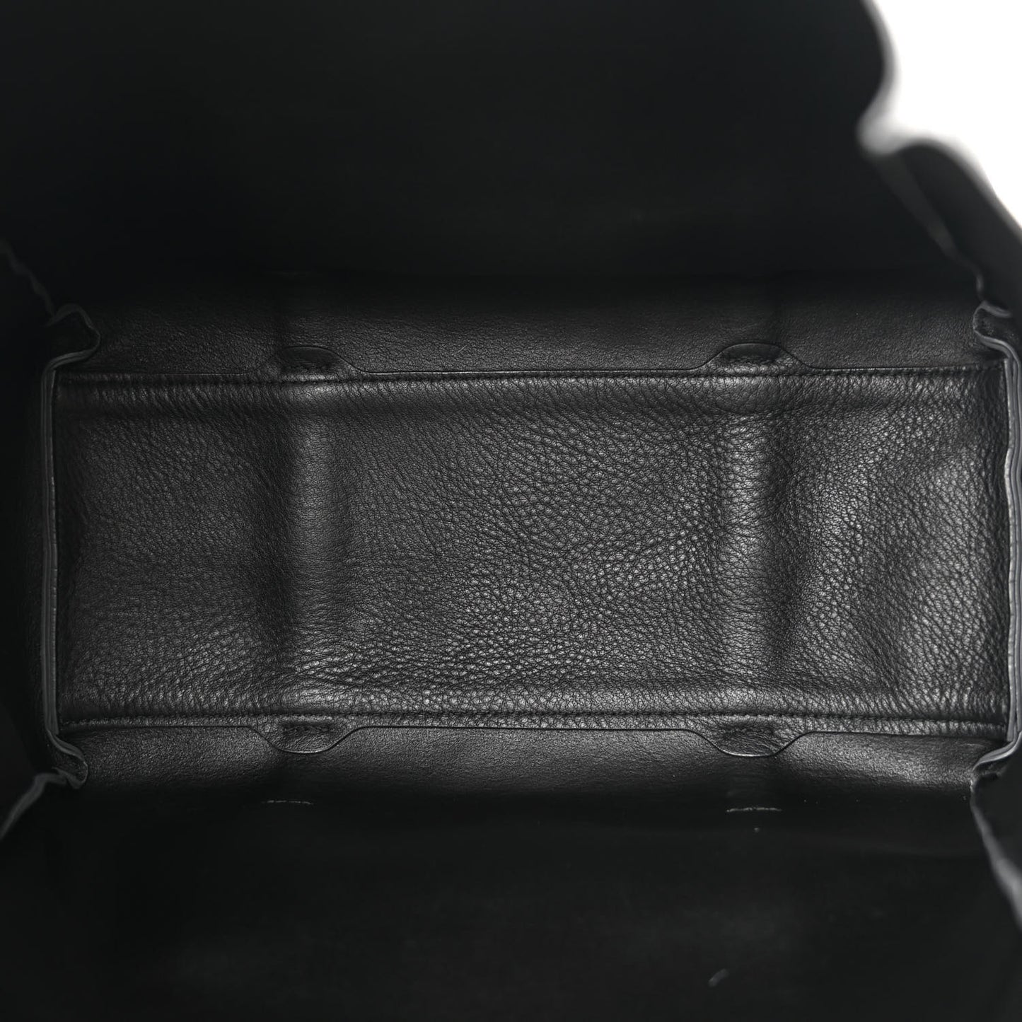 Veau Baltimore Double Sided Small Everyday Tote Gris Fossile Black