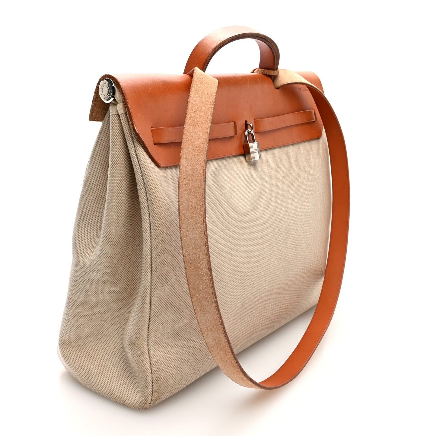 Toile Vache Calfskin Herbag 2 in 1 36 MM Natural