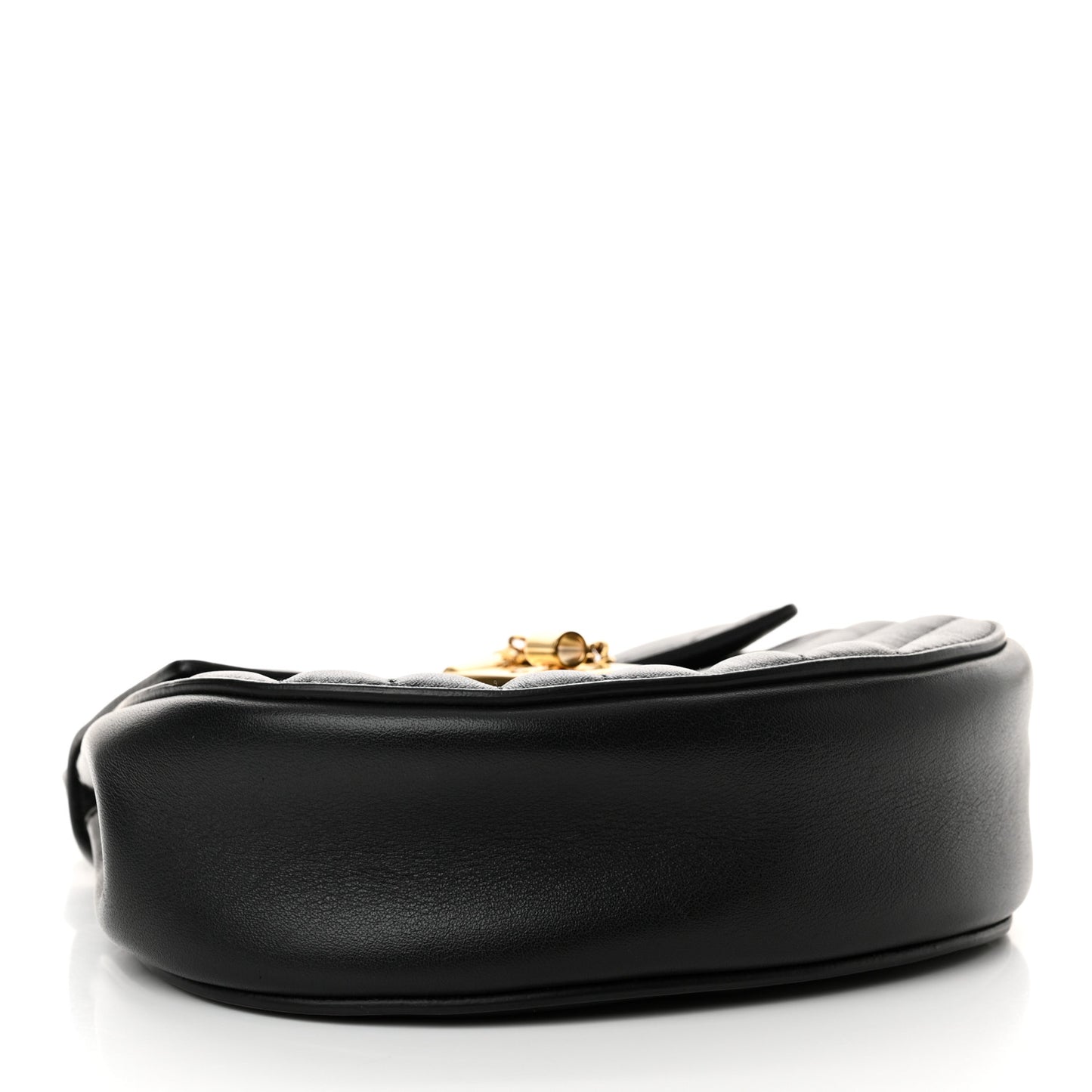 Calfskin Quilted Mini Drew Bijou Shoulder Bag Black
