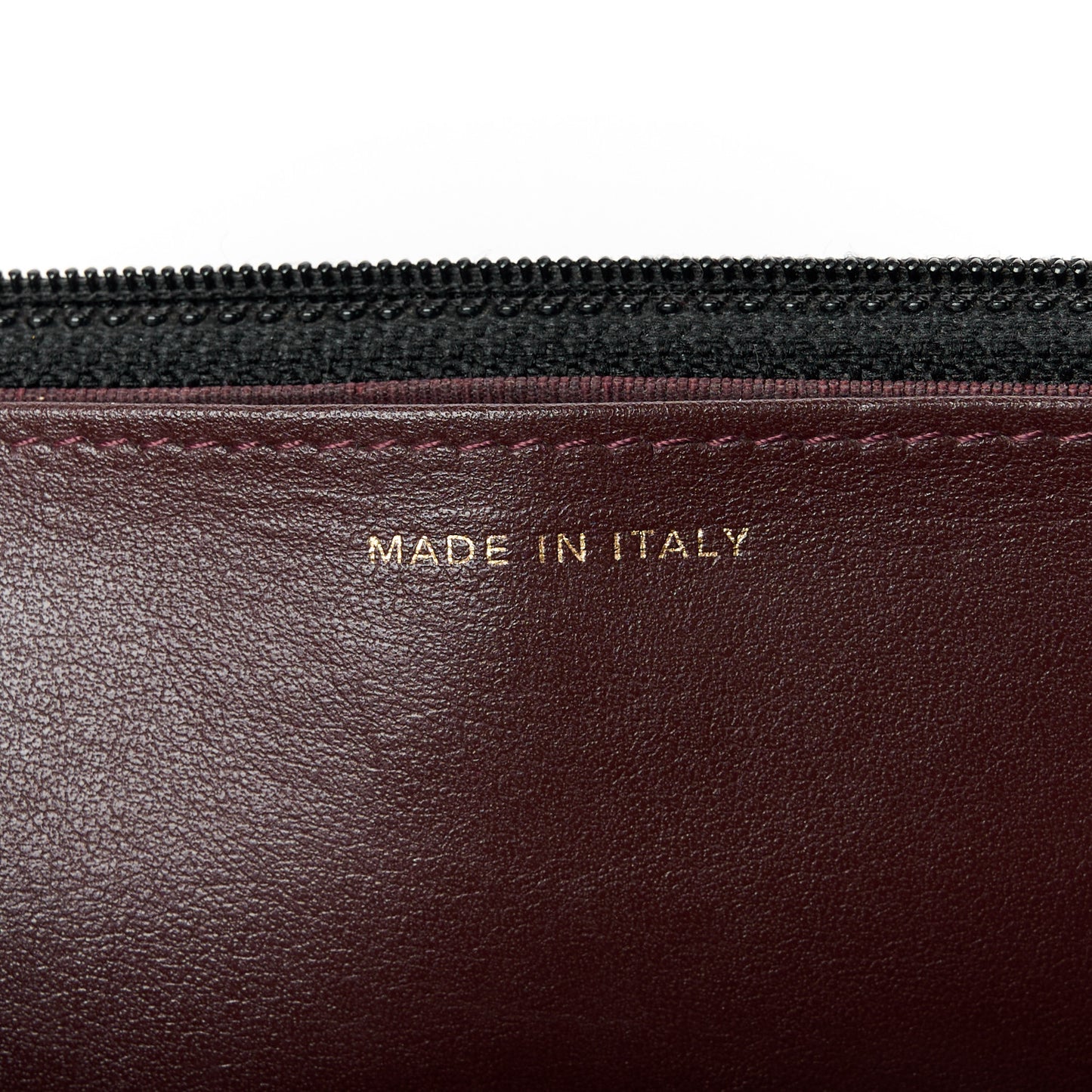 Aged Calfskin Quilted Reissue Wallet On Chain WOC Black