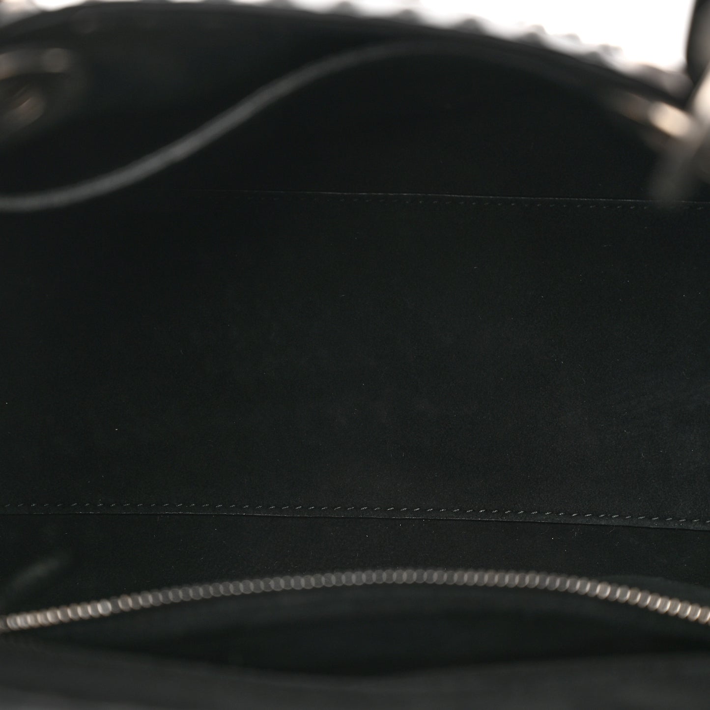 Calfskin Studded Flower Medium Lady Dior Black