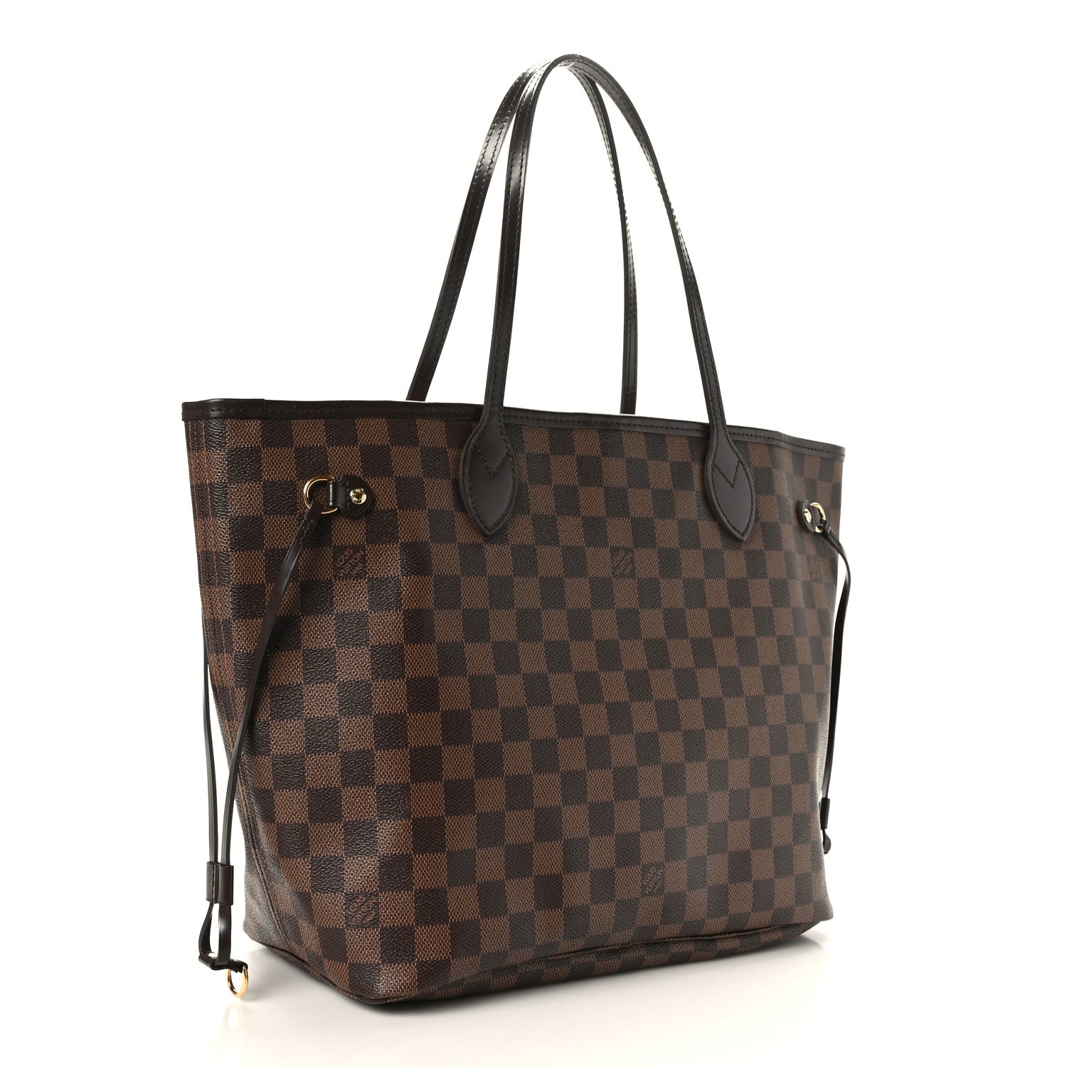 Louis Vuitton Damier Ebene Neo Neverfull MM Rose Ballerine 3 of 11