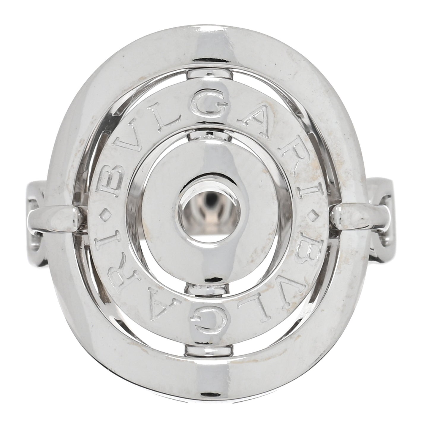 18K White Gold Astrale Cerchi Ring 54 7