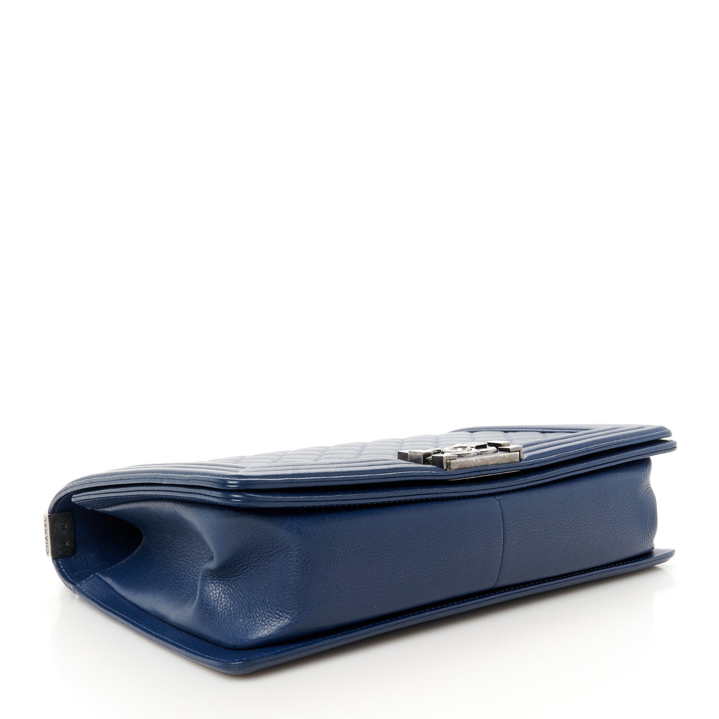 Caviar Quilted New Medium Boy Flap Blue