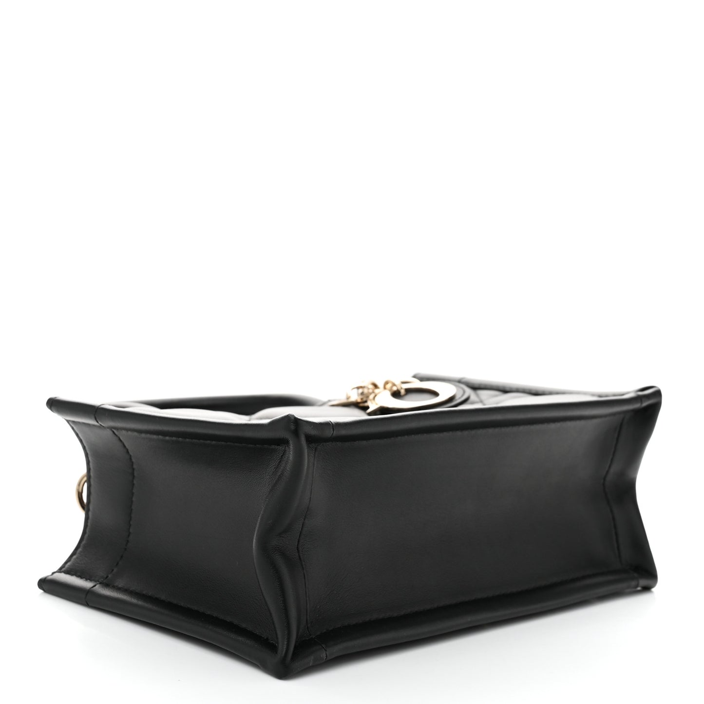 Calfksin Macrocannage Mini Book Tote Black