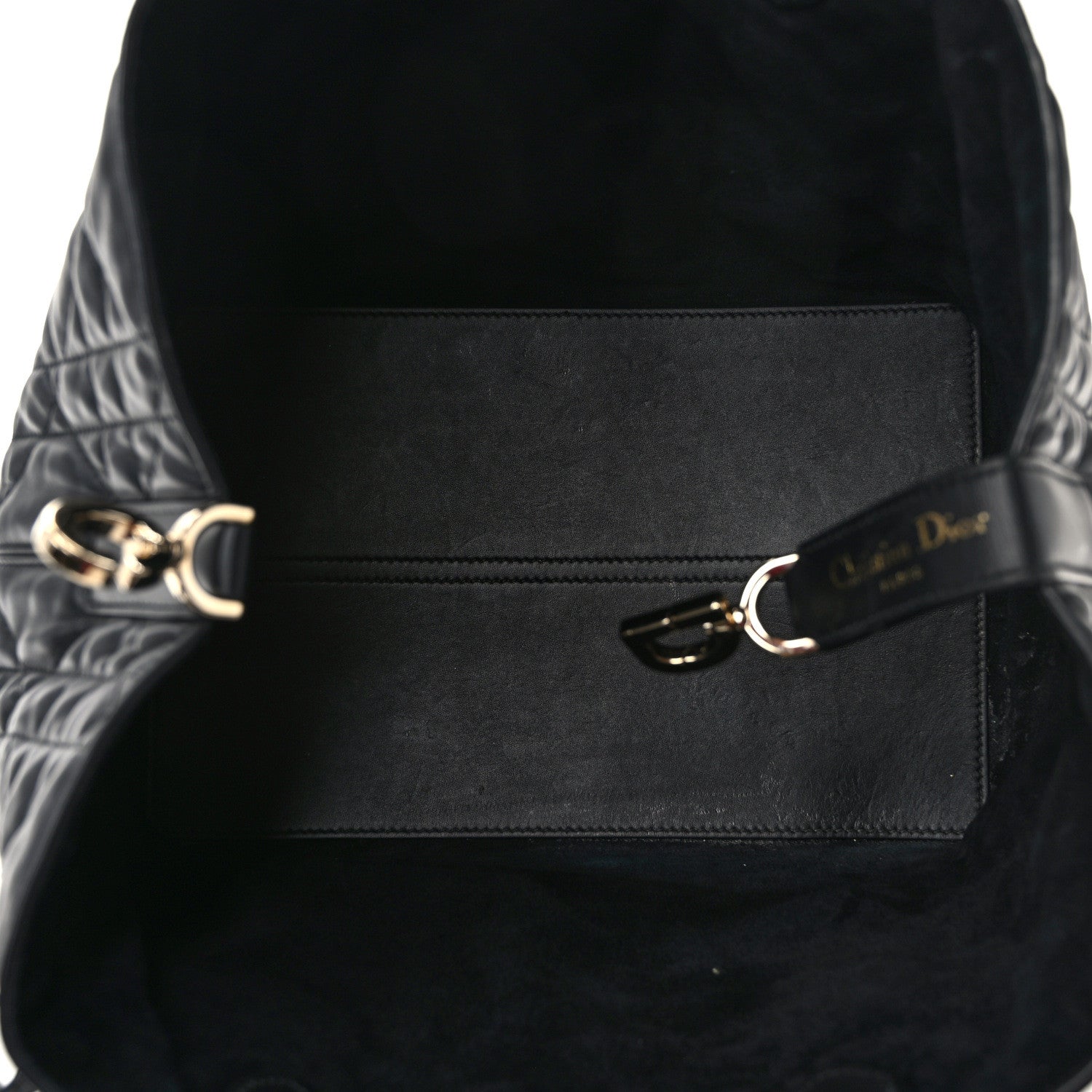 Christian Dior Calfskin Macrocannage Medium Toujours Black 6 of 21