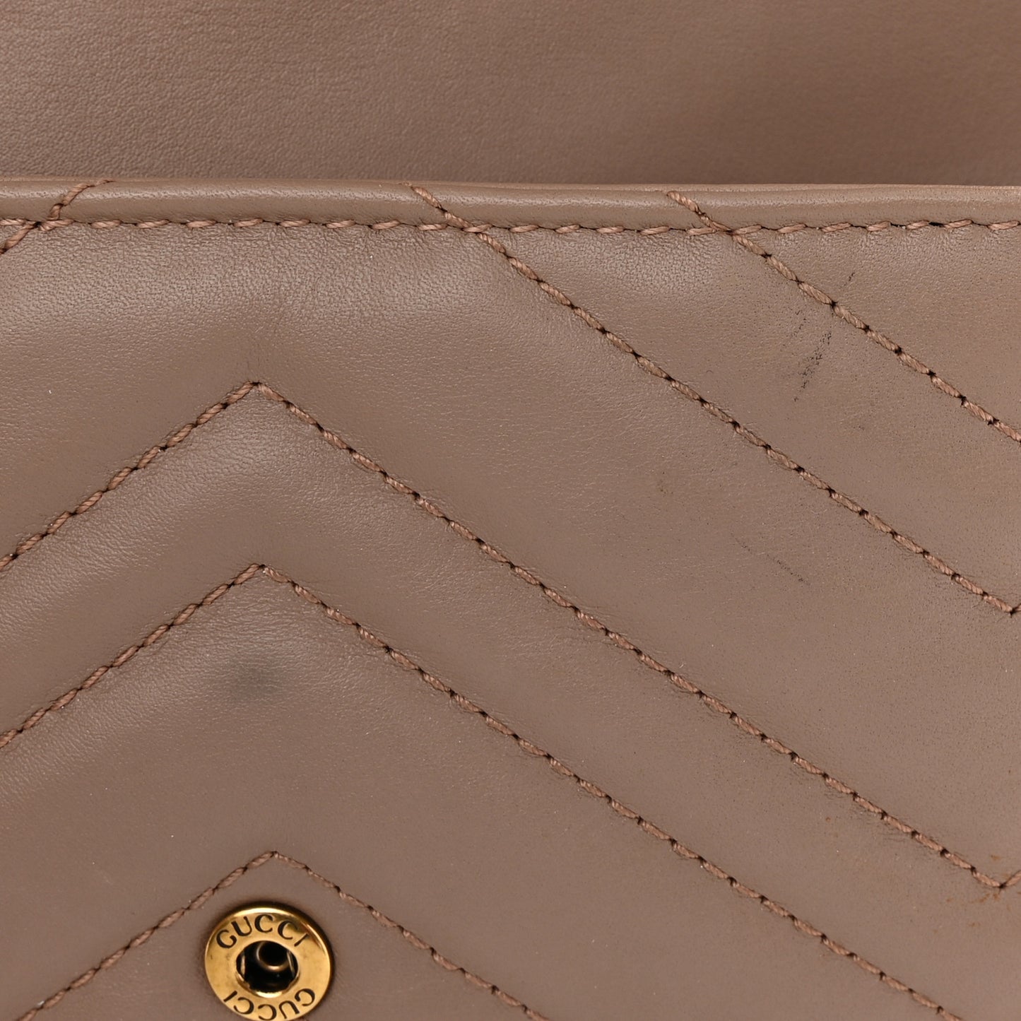 Calfskin Matelasse Super Mini GG Marmont Shoulder Bag Porcelain Rose
