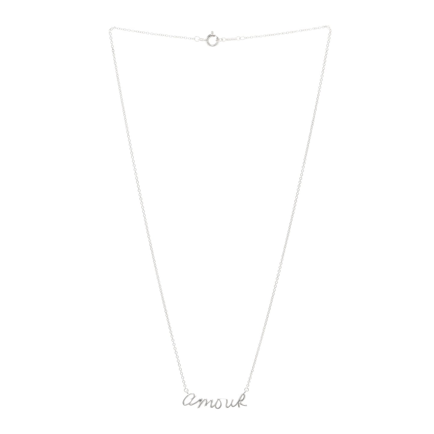 Sterling Silver Paloma Picasso Amour Pendant Necklace