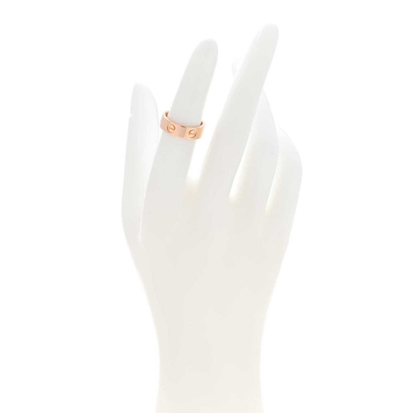 18K Pink Gold 5.5mm LOVE Ring 50 5.25