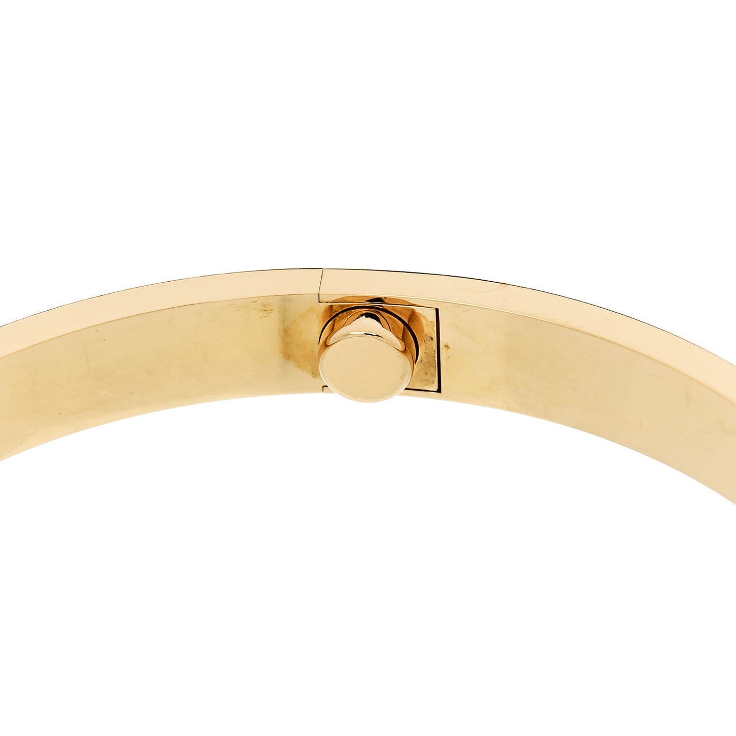 18K Yellow Gold 4 Diamond LOVE Bracelet 19