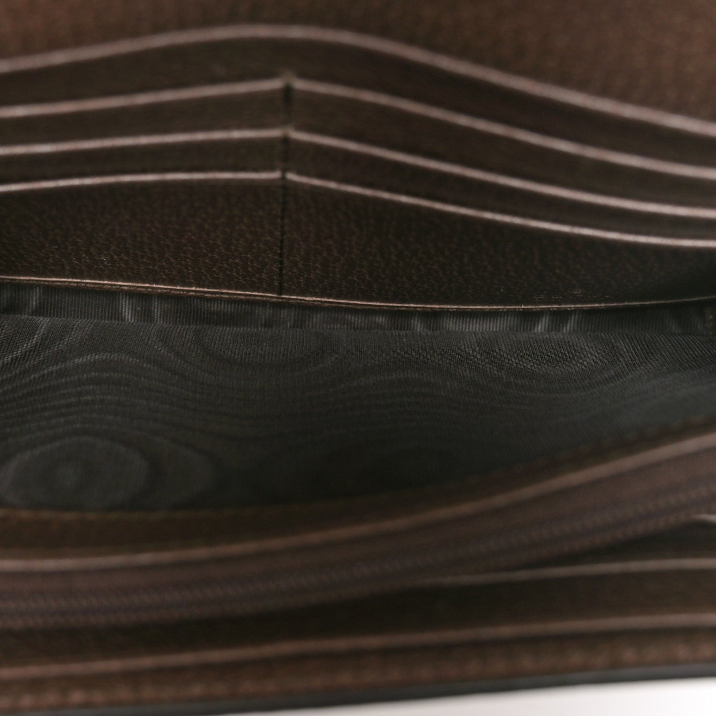 GG Supreme Monogram Web Ophidia Continental Wallet Brown
