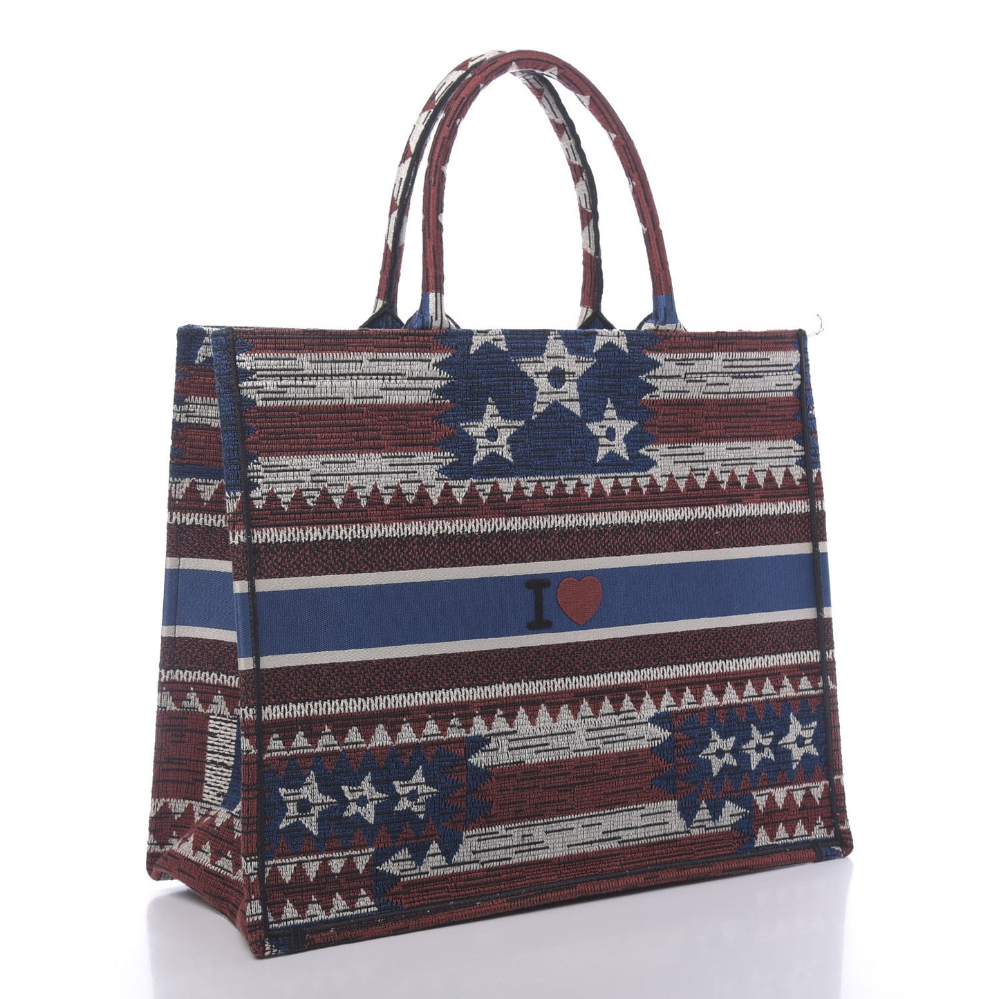 Canvas Embroidered Exclusive US Book Tote Multicolor