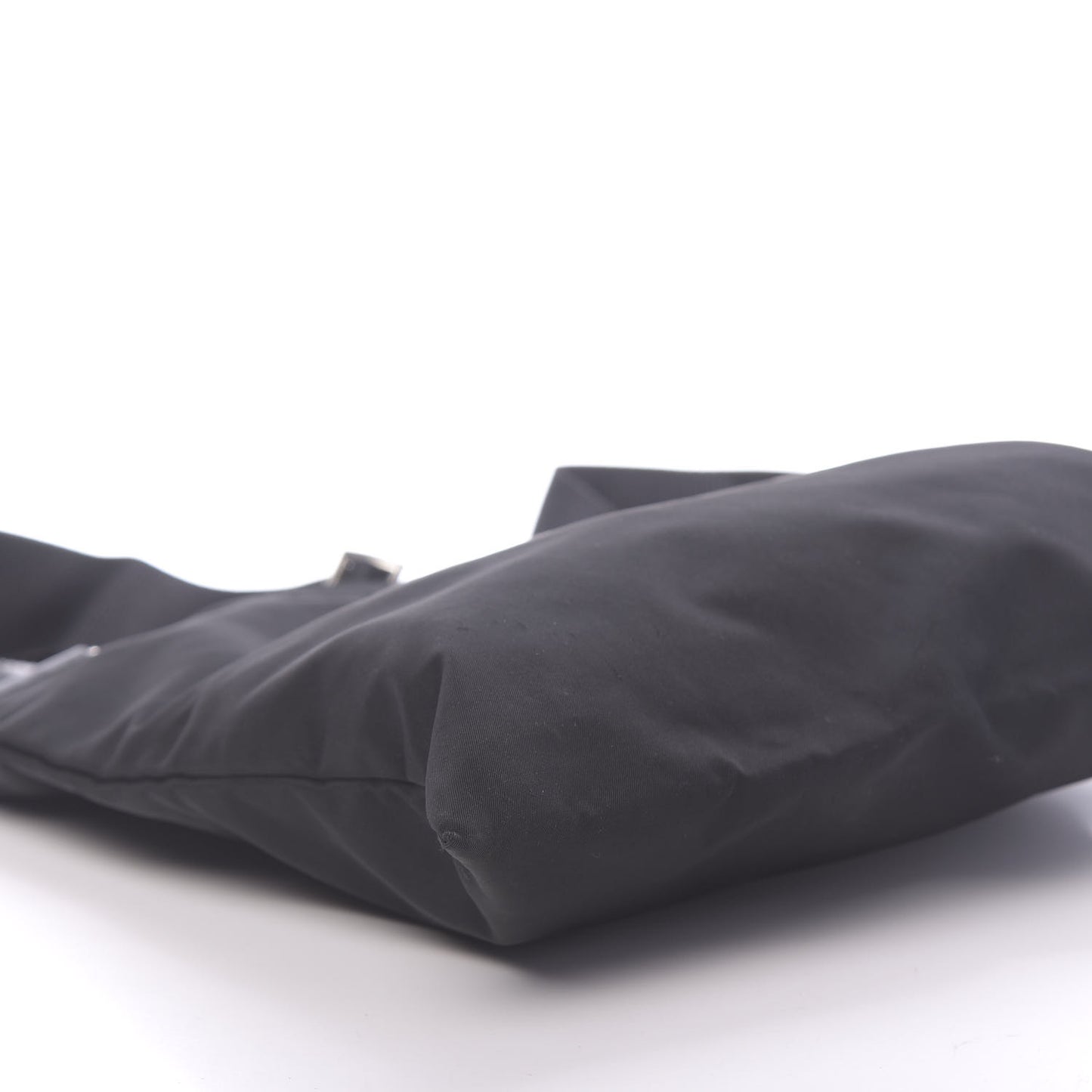 Nylon Vela Flat Messenger Bag Black