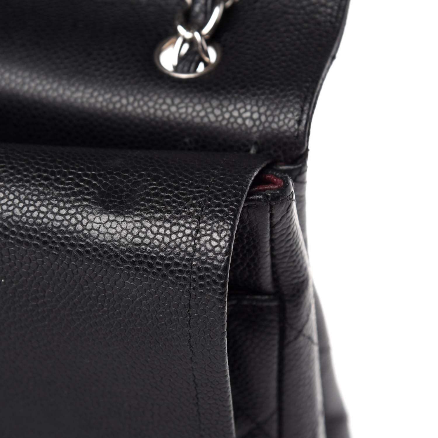 Chanel Caviar Quilted Maxi Double Flap Black 10 of 13