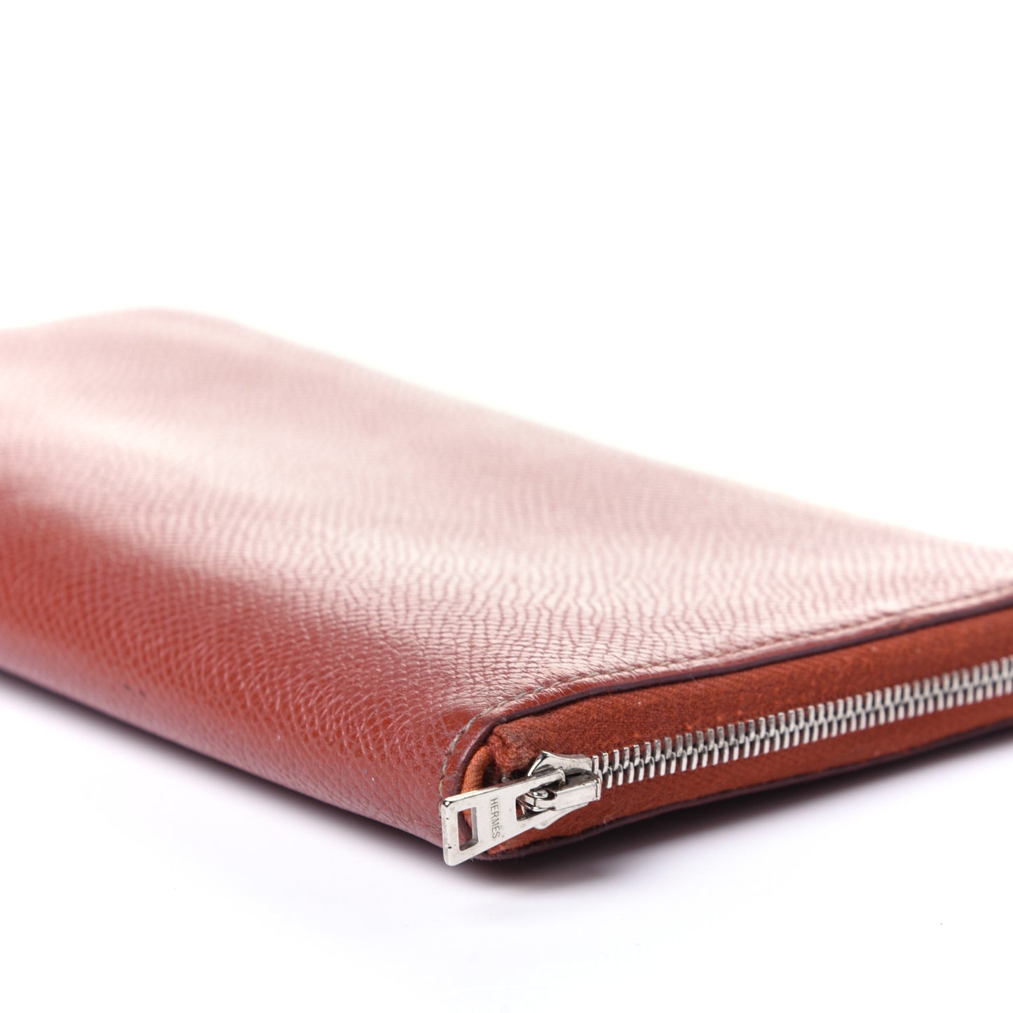 Epsom Silk'In Wallet Brique