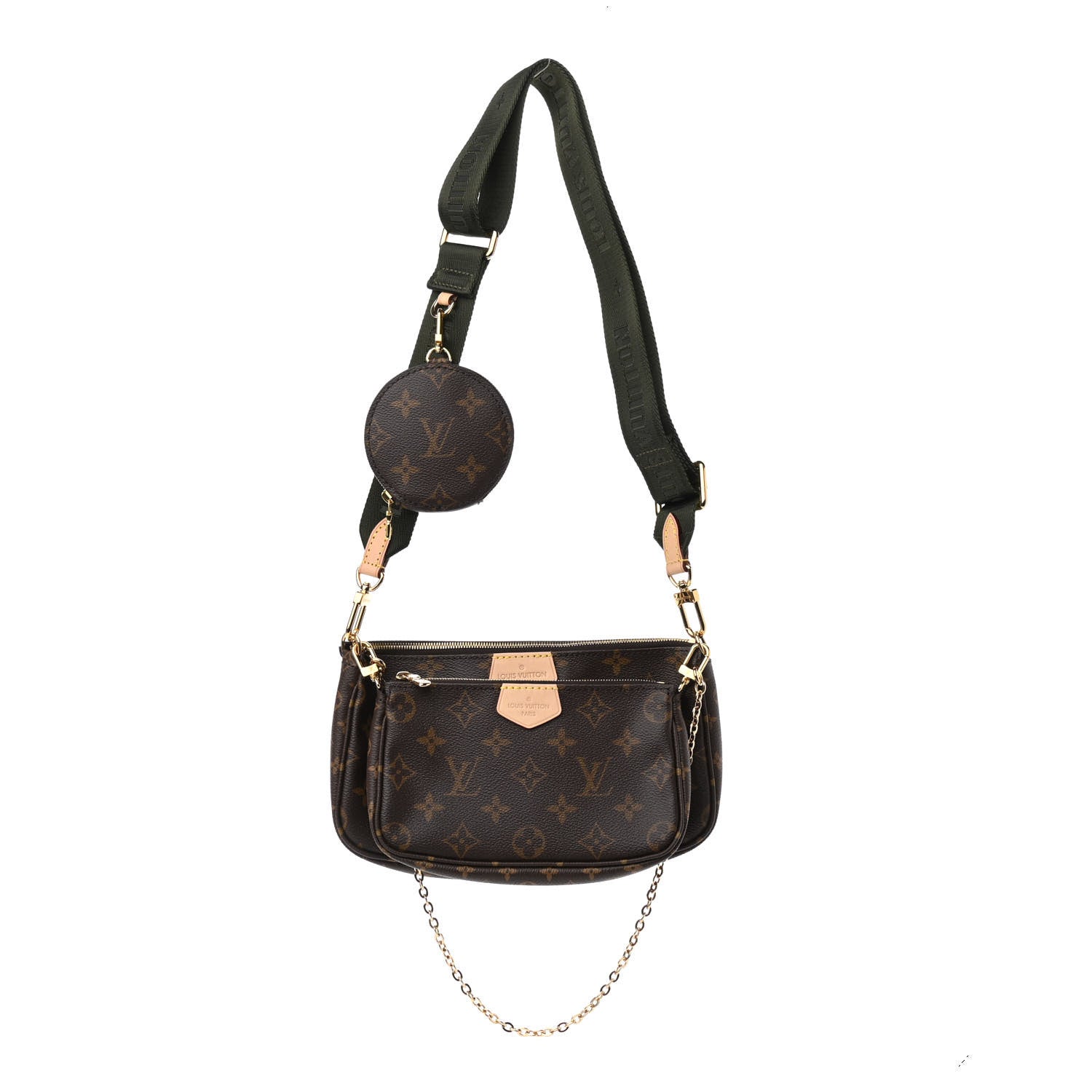 Louis Vuitton Monogram Multi Pochette Accessories Kaki 1 of 12