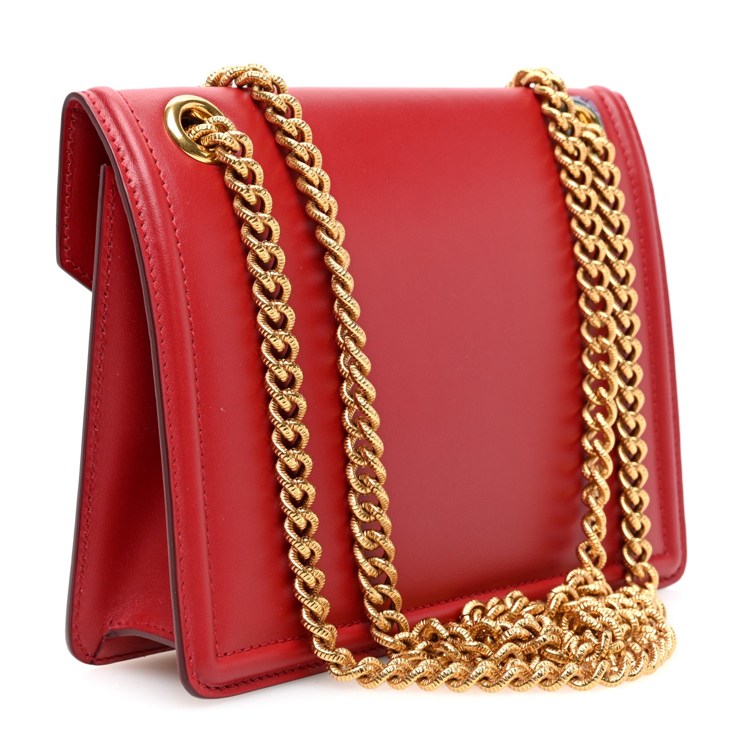 Dolce & Gabbana Smooth Calfskin Mini Devotion Crossbody Bag Rosso Papavero 3 of 10