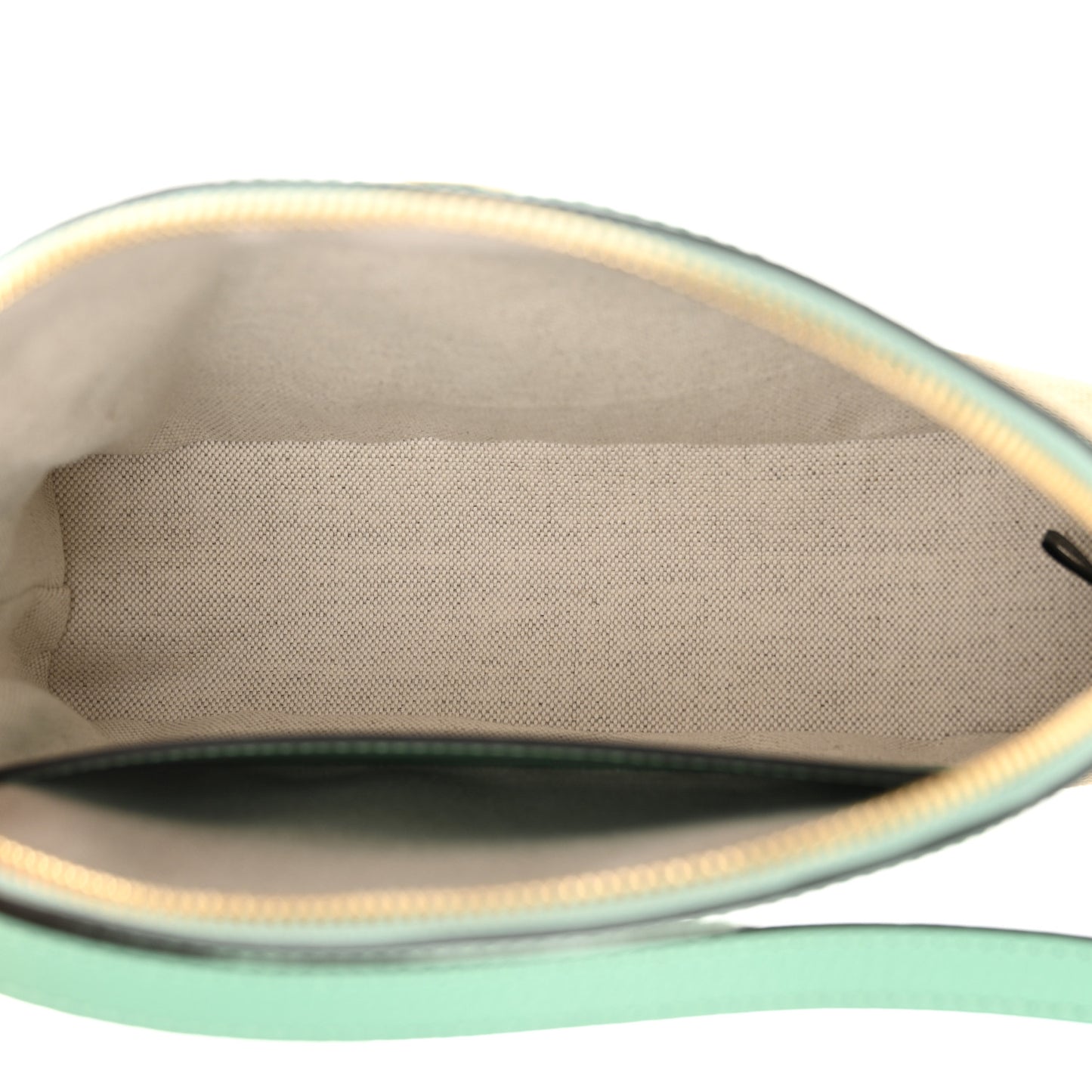 Monogram Jumbo GG Textured Dollar Calfskin Small Ophidia Dome Shoulder Bag Beige Pepperlight Mint