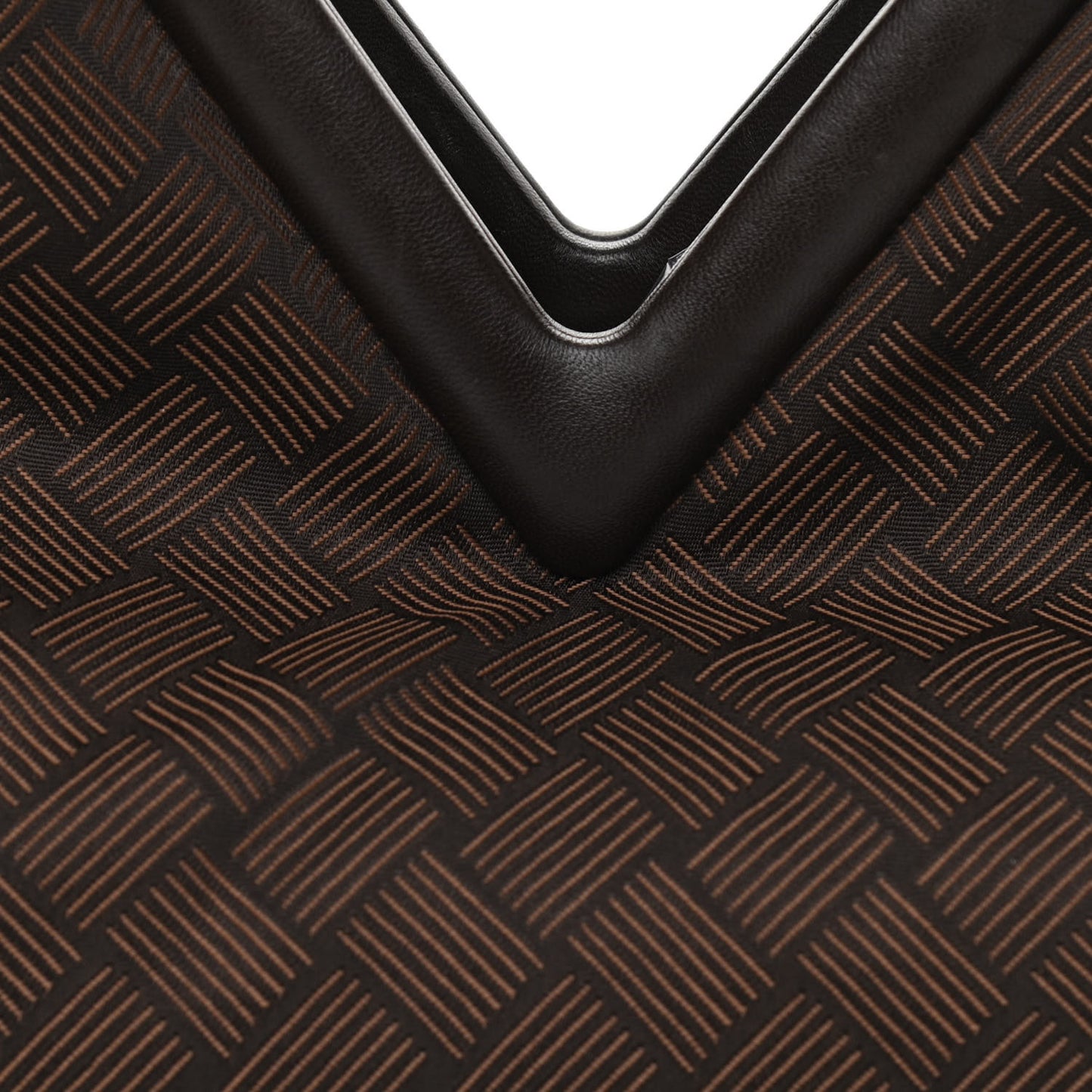 Nylon Jacquard Large The Point Triangle Bag Fondant