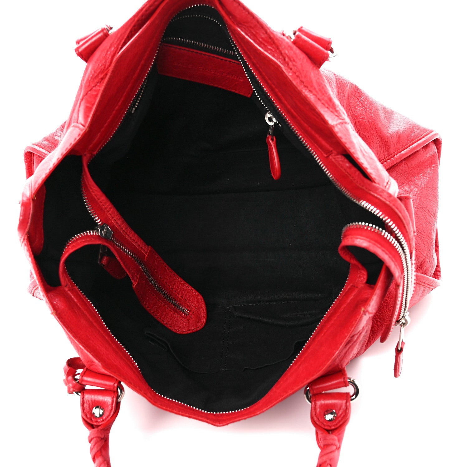 Balenciaga Agneau Giant 12 Silver Hardware City Coquelicot 6 of 11