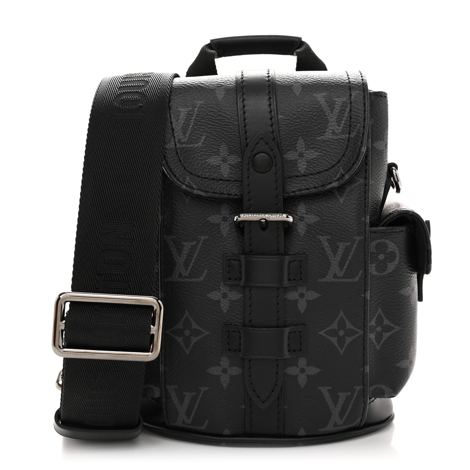 Louis Vuitton Monogram Eclipse Nano Christopher Backpack Black 1 of 9