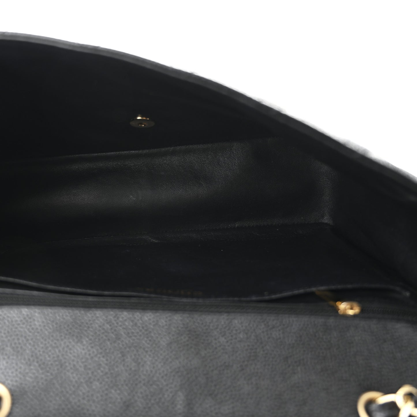 Caviar Quilted Jumbo Single Flap Black