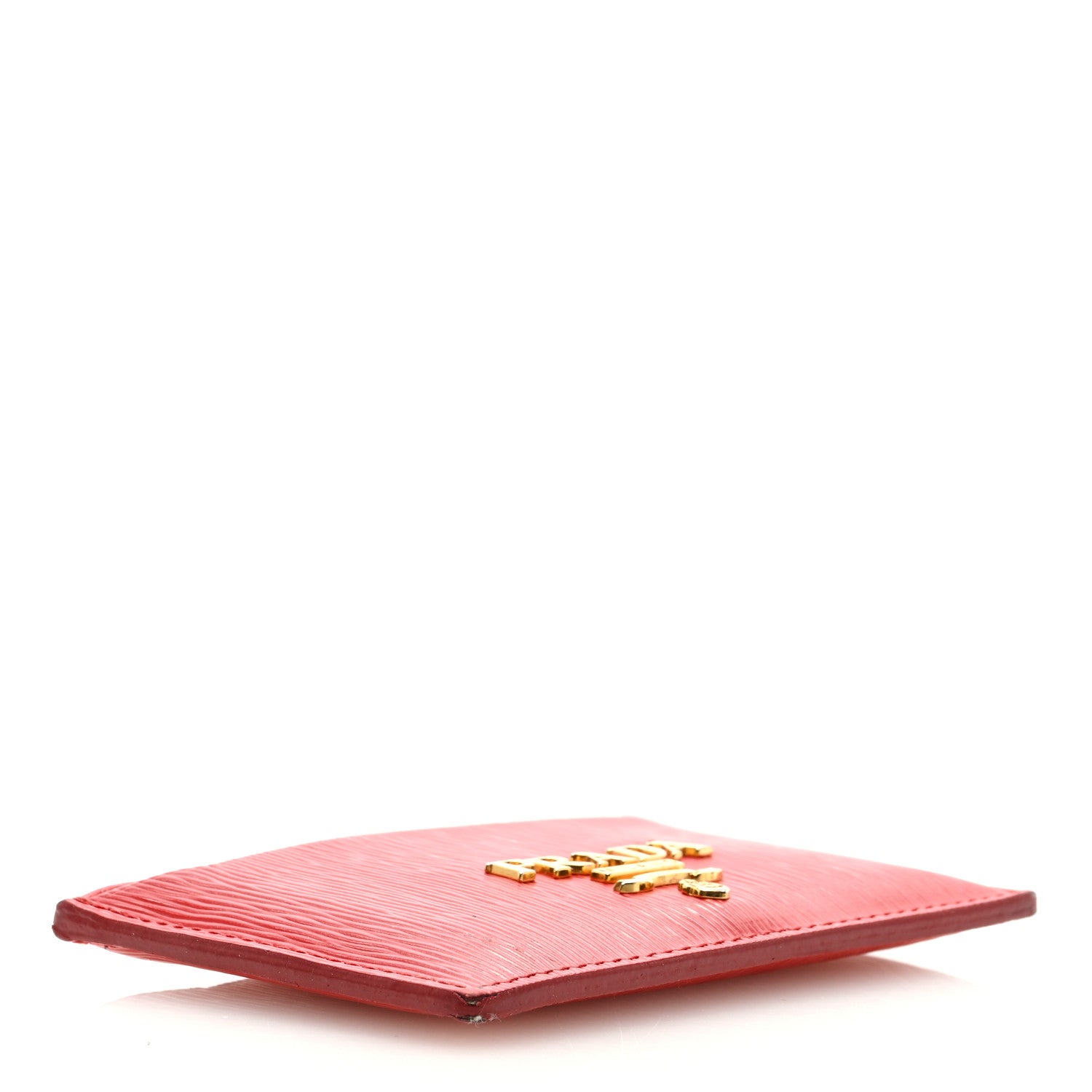 Prada Vitello Move Metal Card Case Lacca 4 of 9