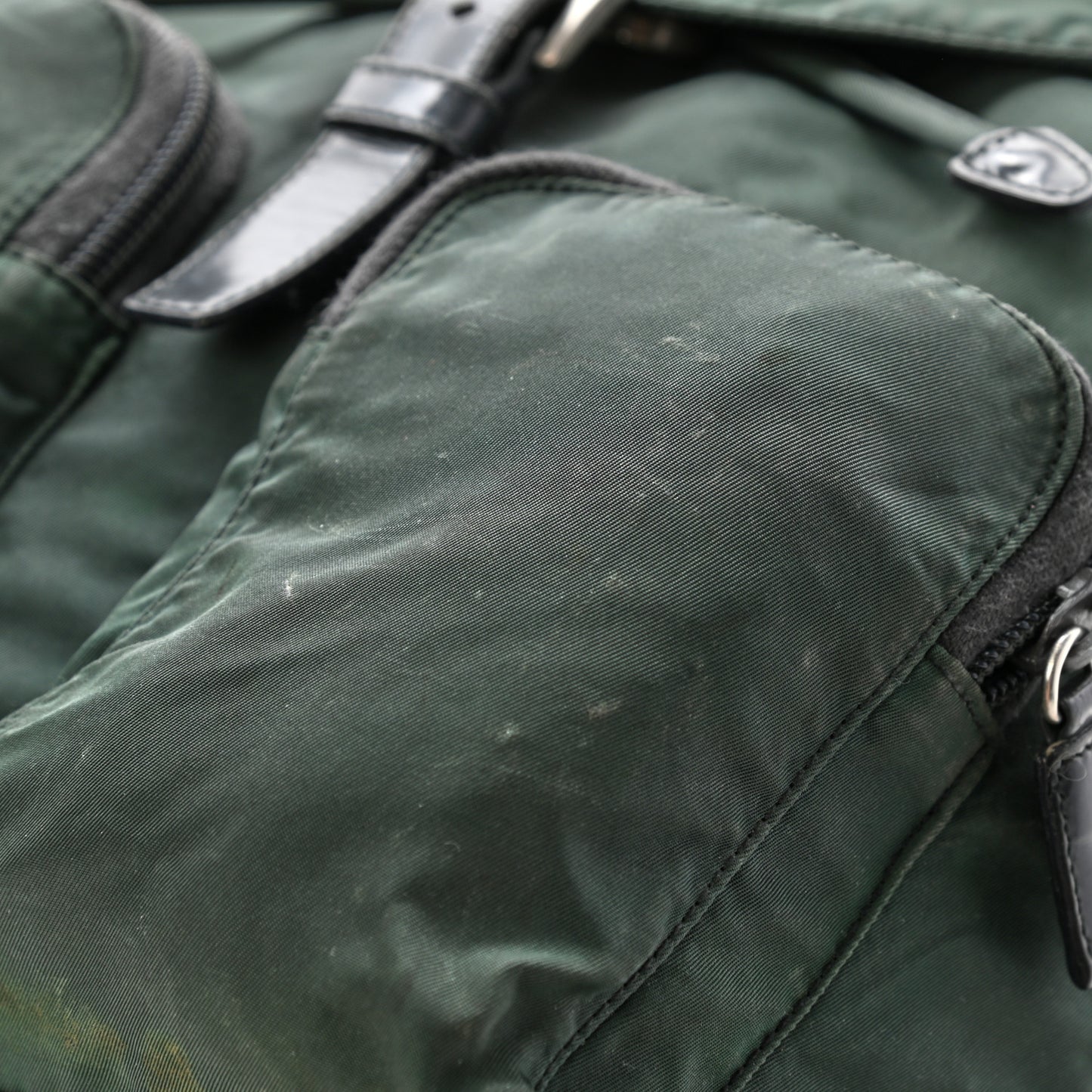 Nylon Vela Small Backpack Green